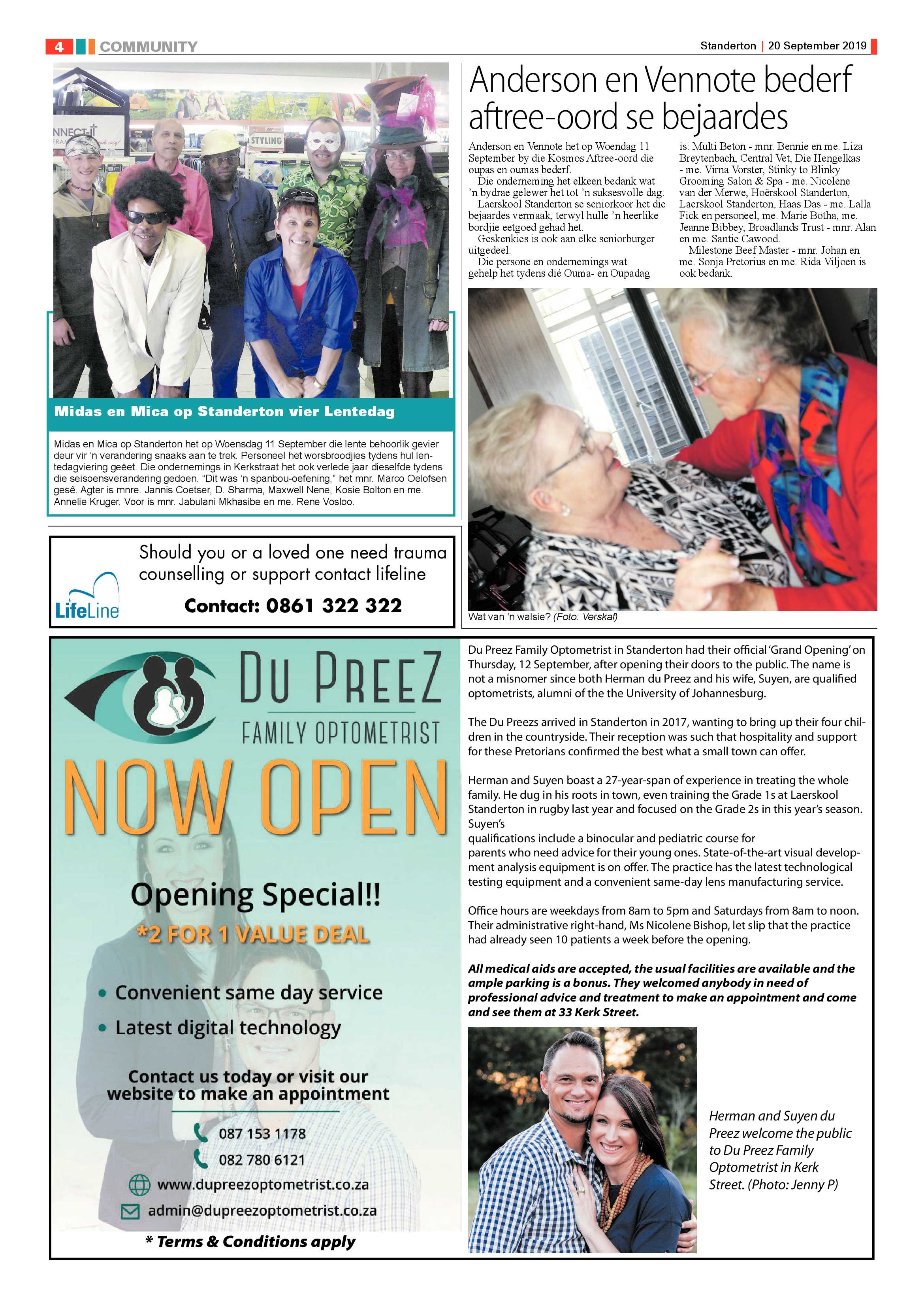 Standerton Advertiser 20 September 2019 page 4
