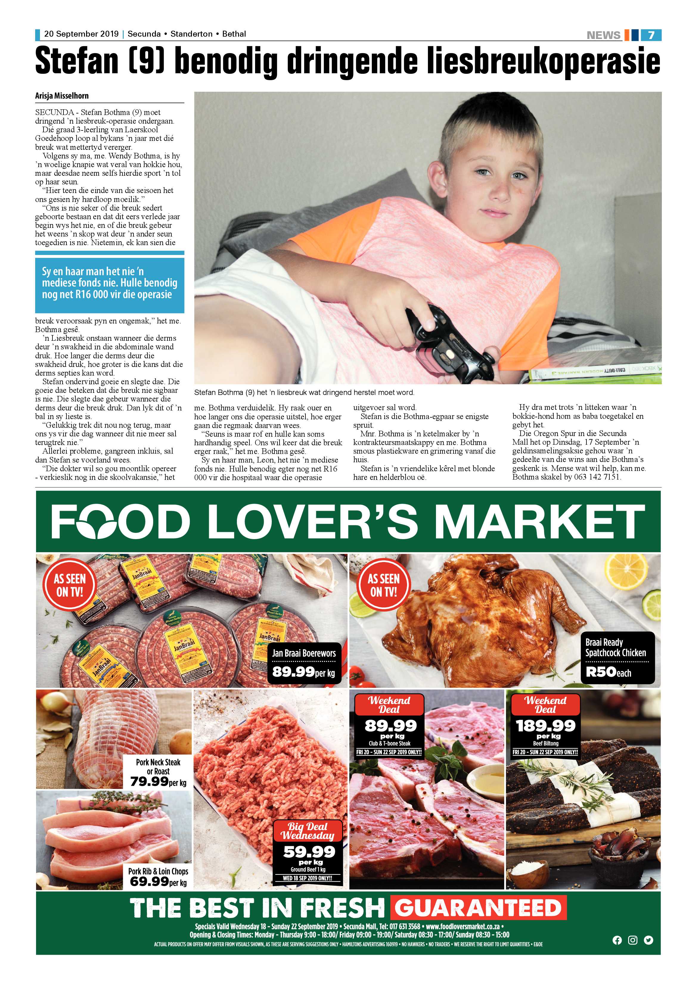 Standerton Advertiser 20 September 2019 page 7