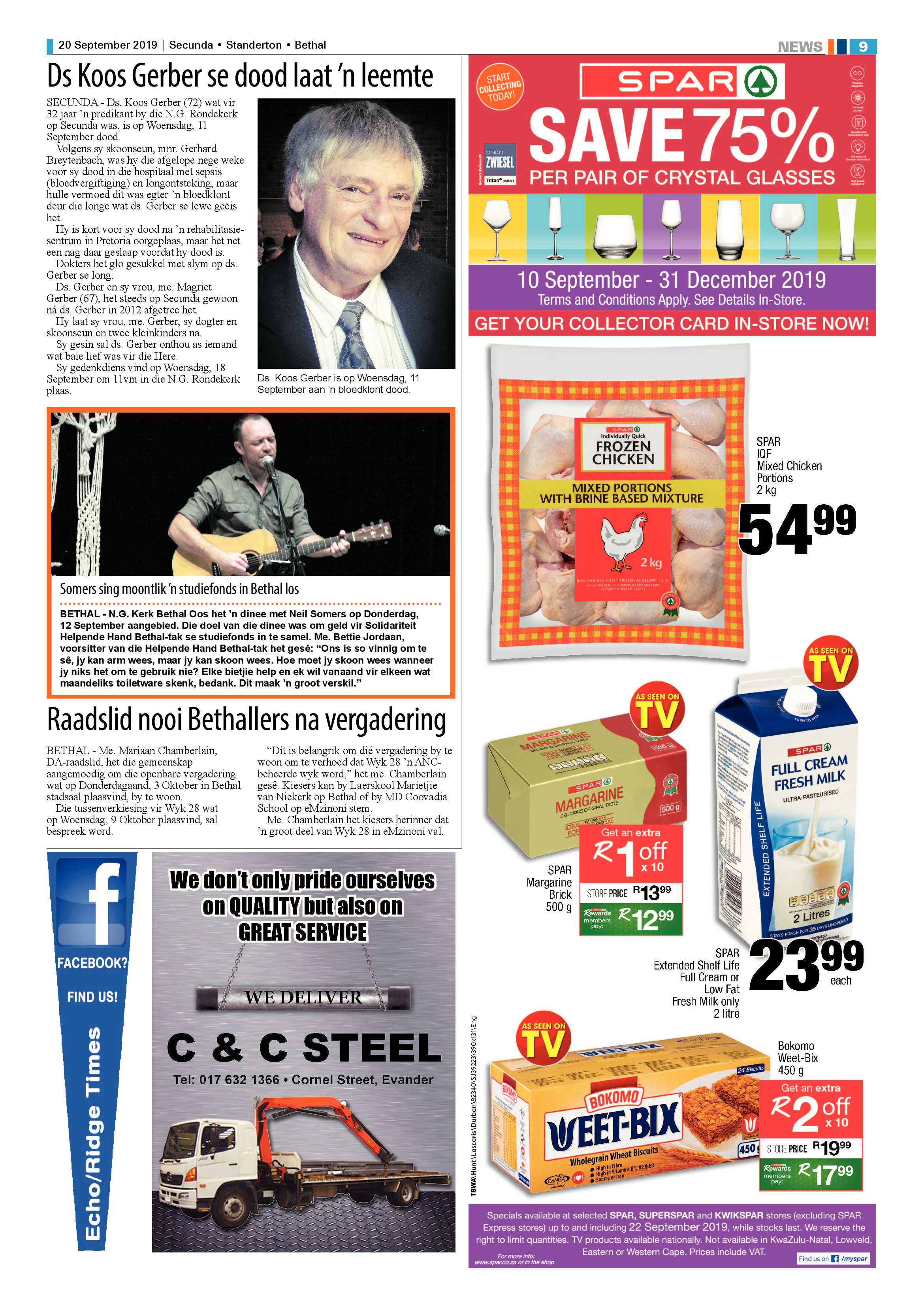 Standerton Advertiser 20 September 2019 page 9