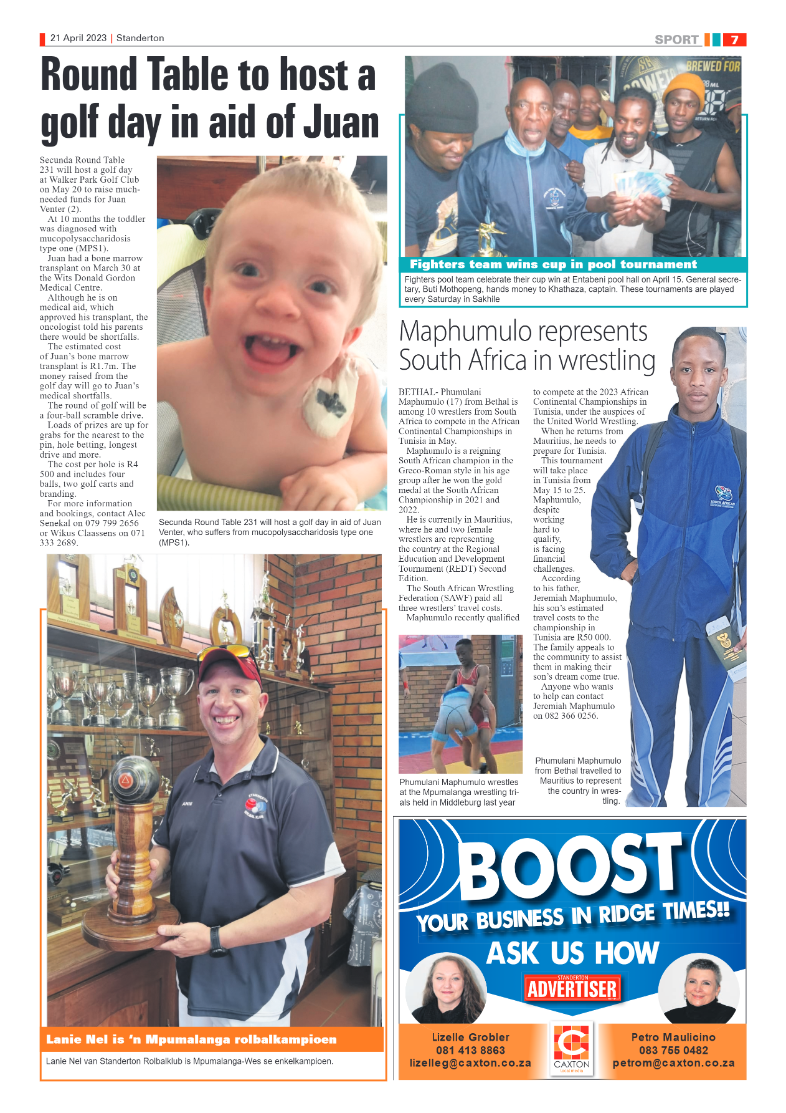 Standerton Advertiser 21 April 2023 page 7