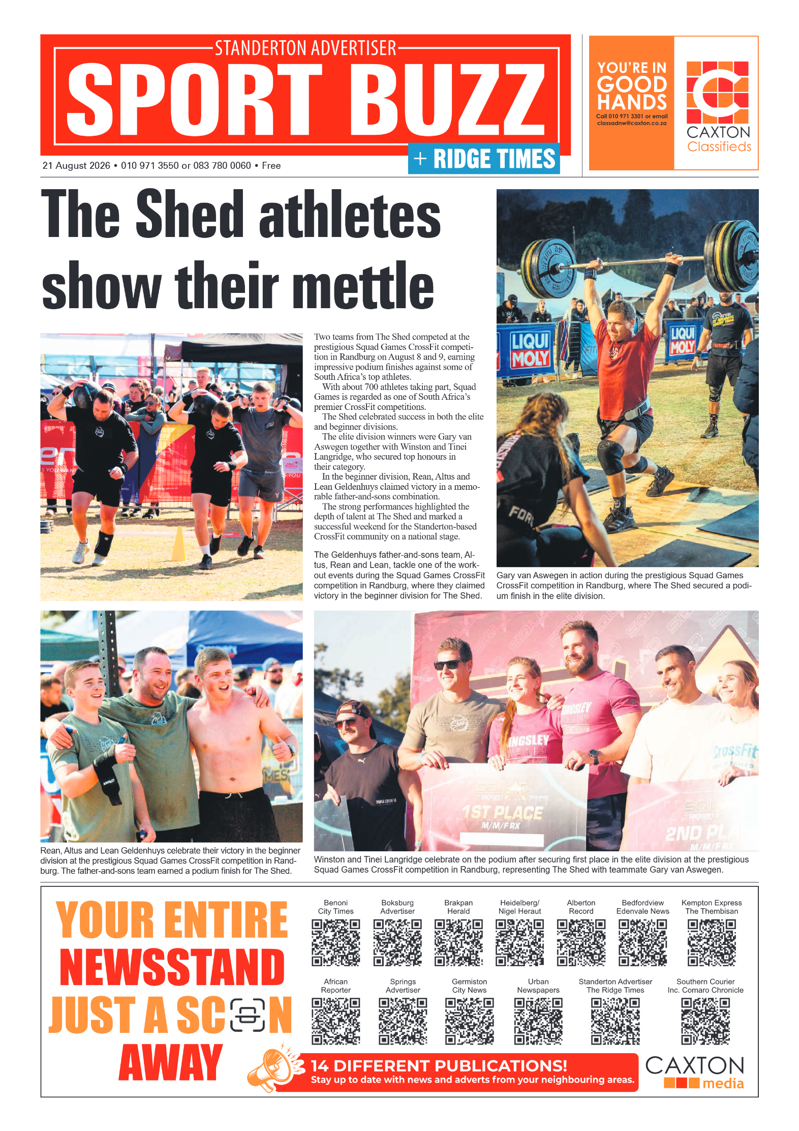 Standerton Advertiser 21 August 2026 page 12