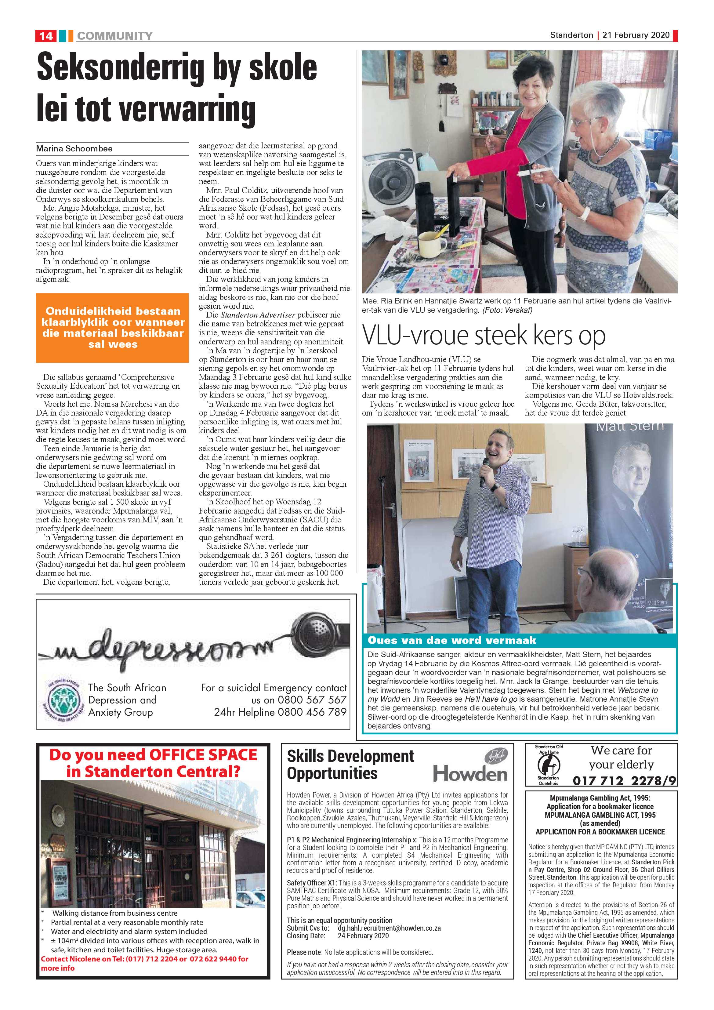 Standerton Advertiser 21 February 2020 page 14