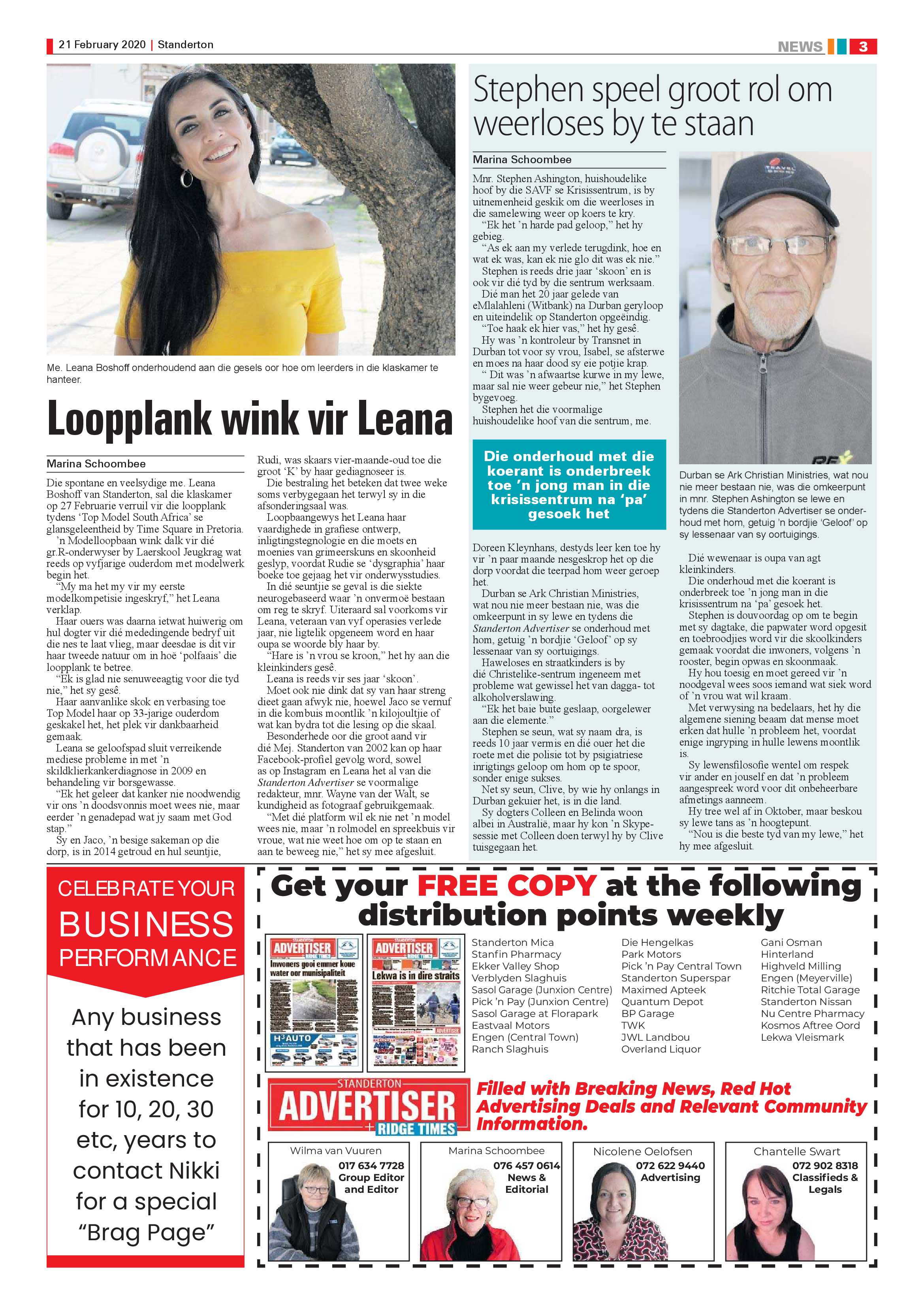 Standerton Advertiser 21 February 2020 page 3