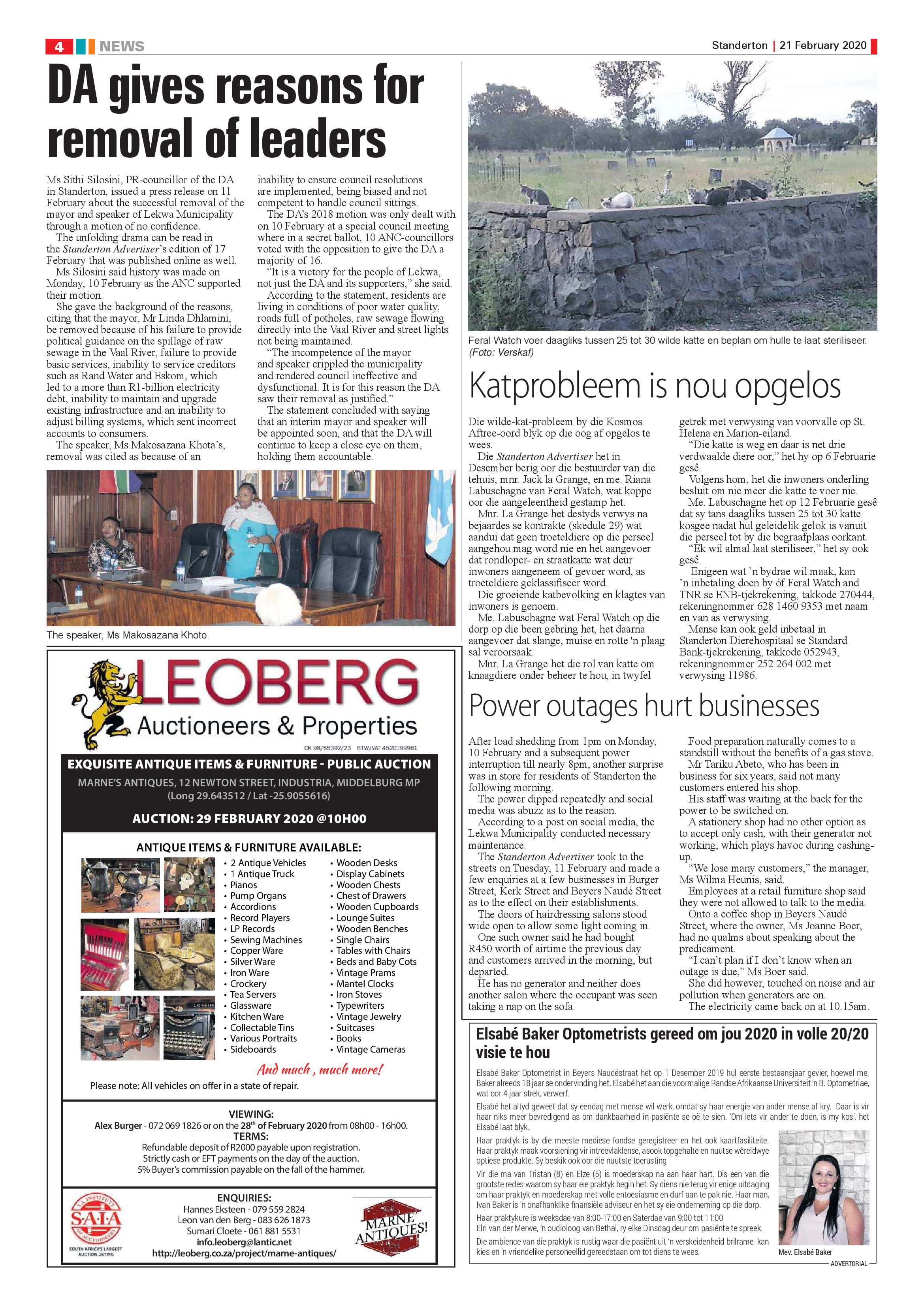 Standerton Advertiser 21 February 2020 page 4