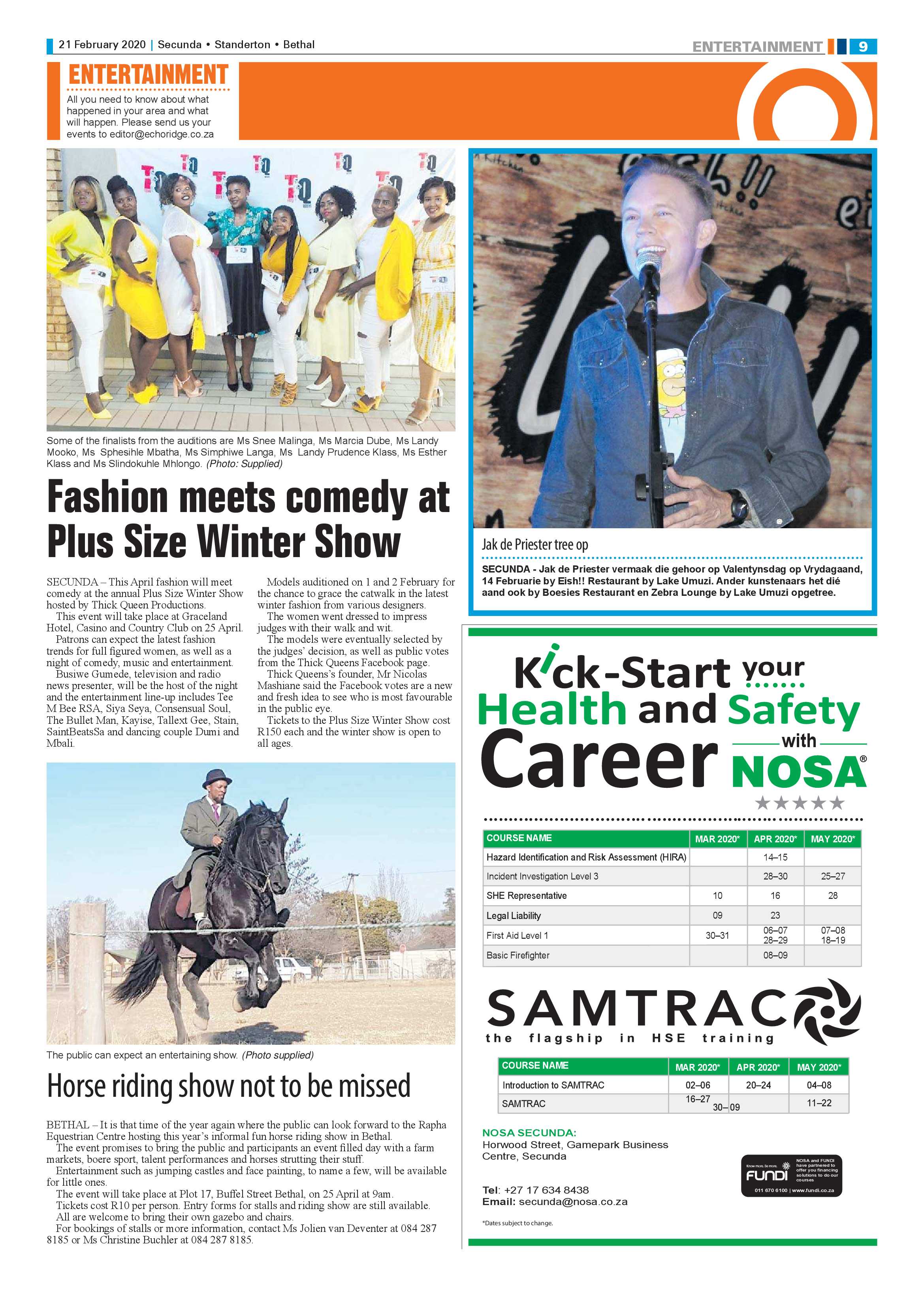 Standerton Advertiser 21 February 2020 page 9