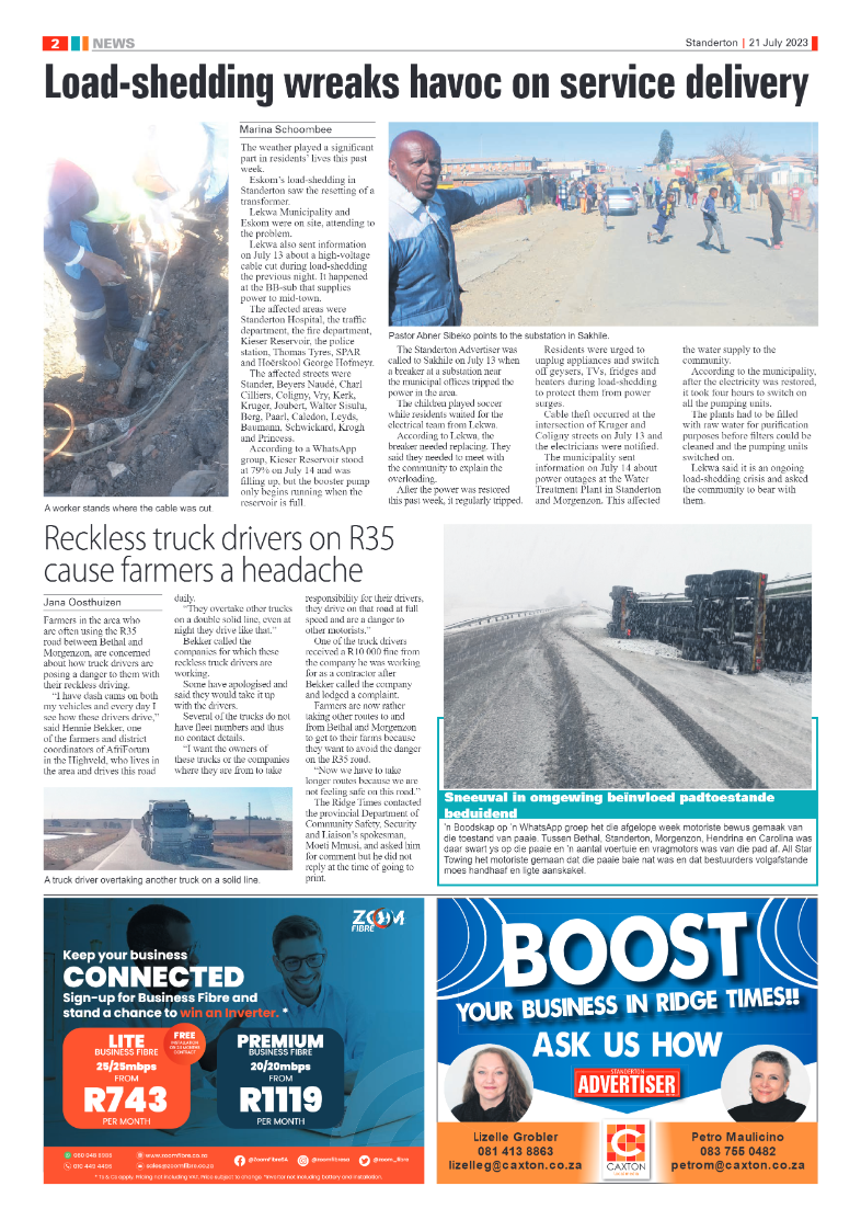 Standerton Advertiser 21 July 2023 page 2
