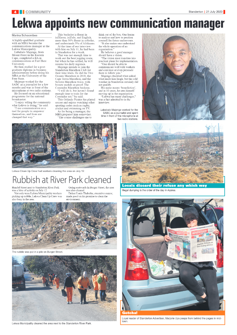 Standerton Advertiser 21 July 2023 page 4