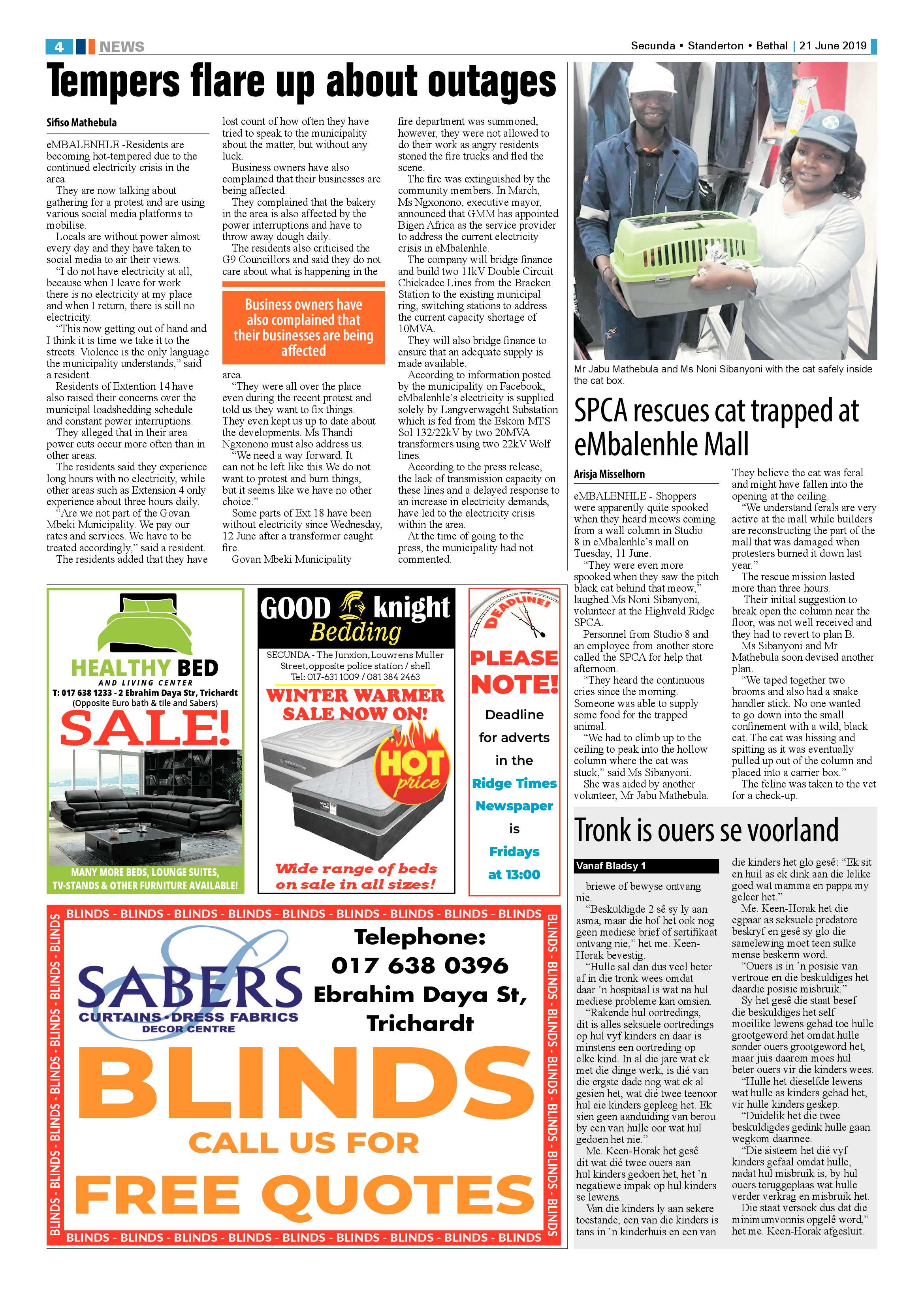 Standerton Advertiser 21 June 2019 page 10