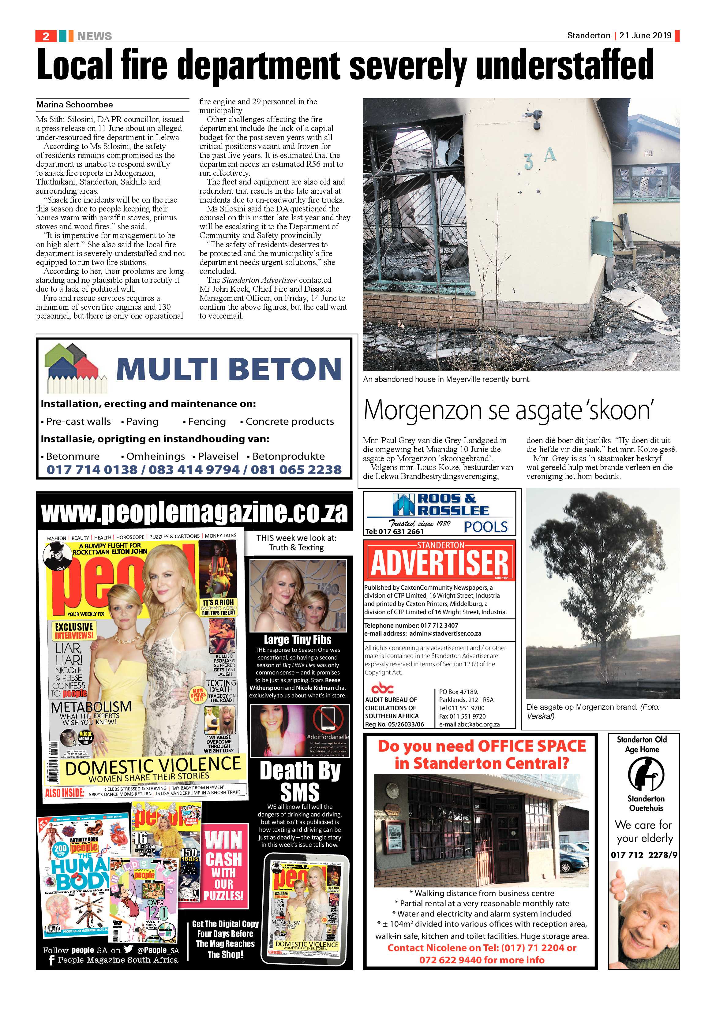 Standerton Advertiser 21 June 2019 page 2