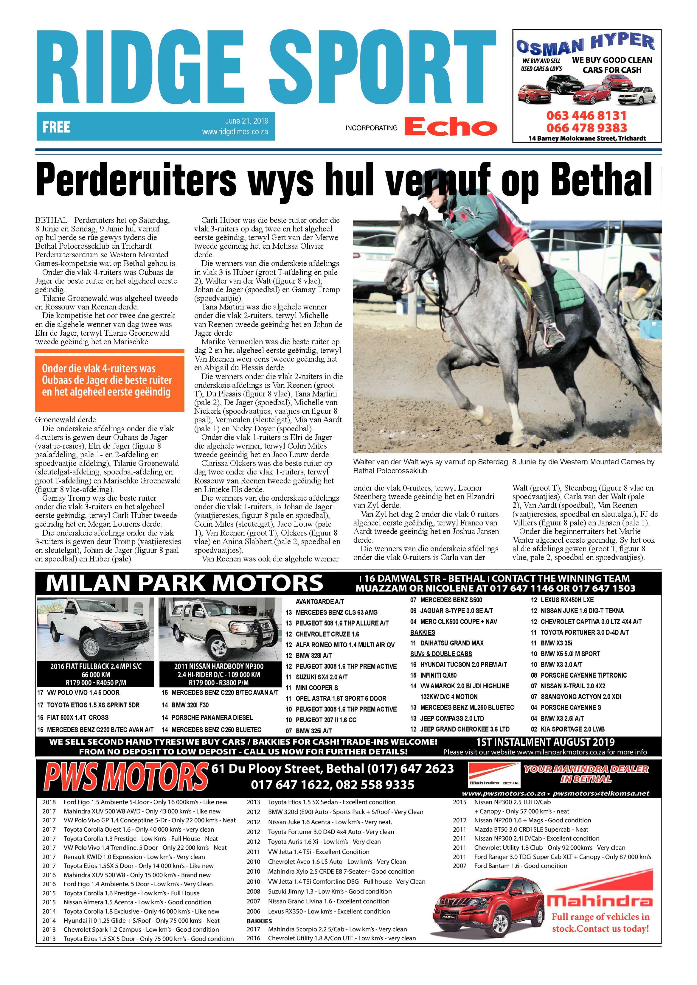 Standerton Advertiser 21 June 2019 page 26