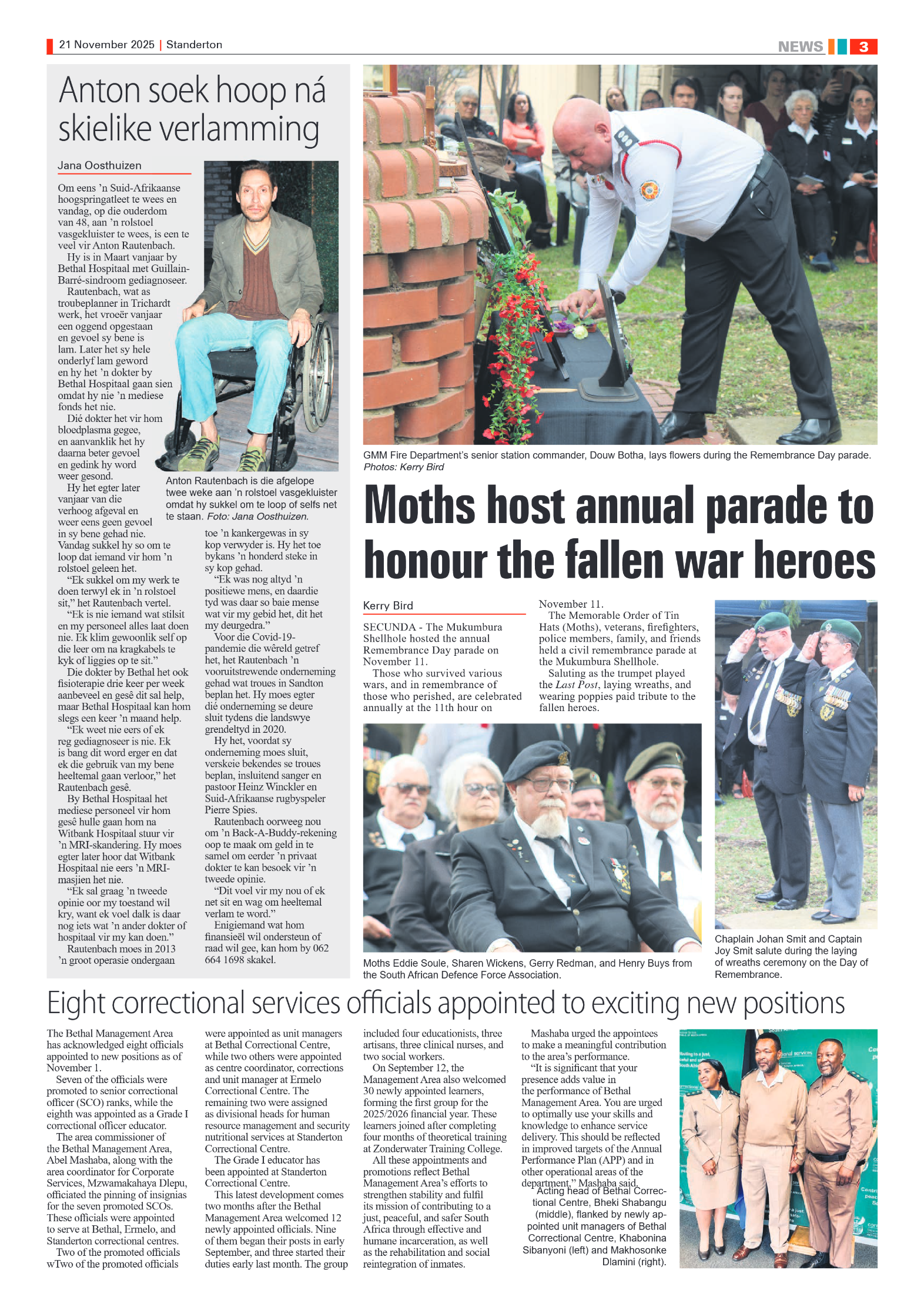 Standerton Advertiser 21 November 2025 page 3
