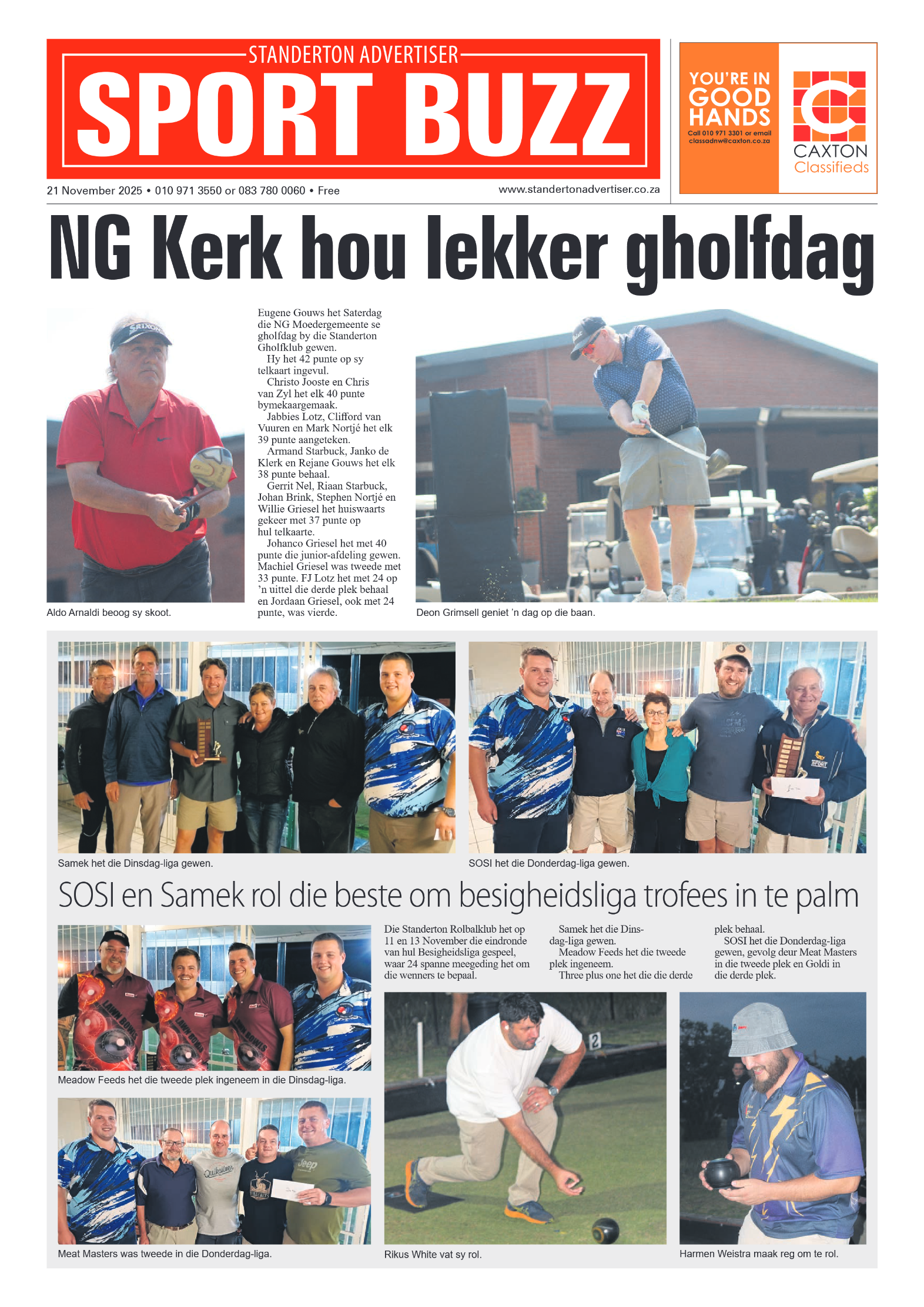 Standerton Advertiser 21 November 2025 page 8