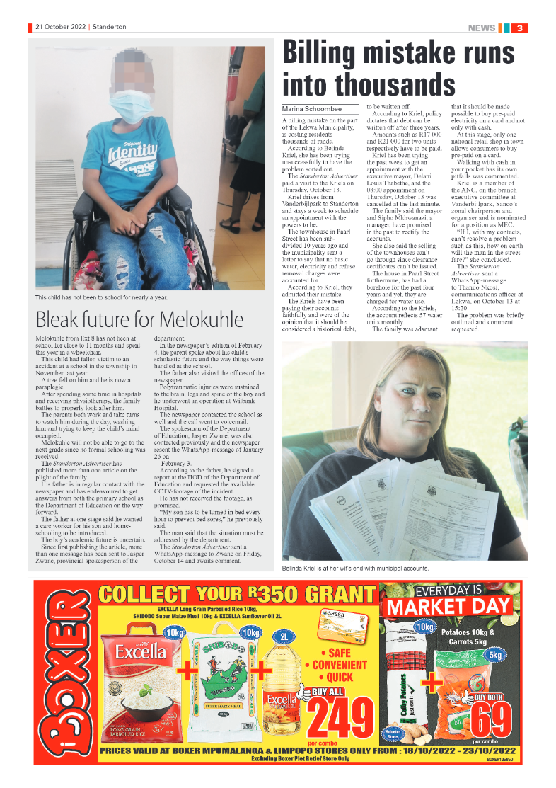 Standerton Advertiser 21 October 2022 page 3