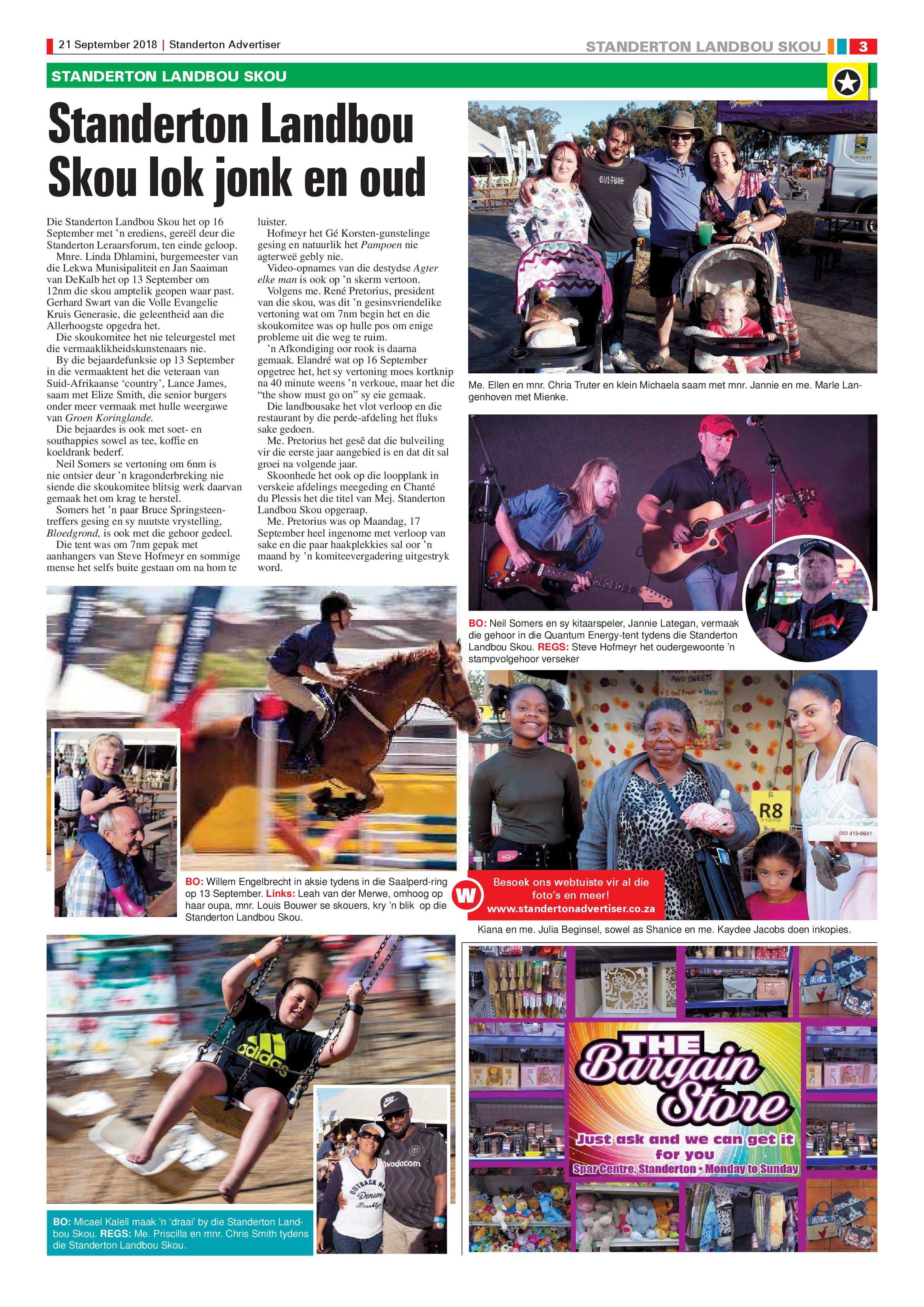 Standerton Advertiser 21 September 2018 page 3
