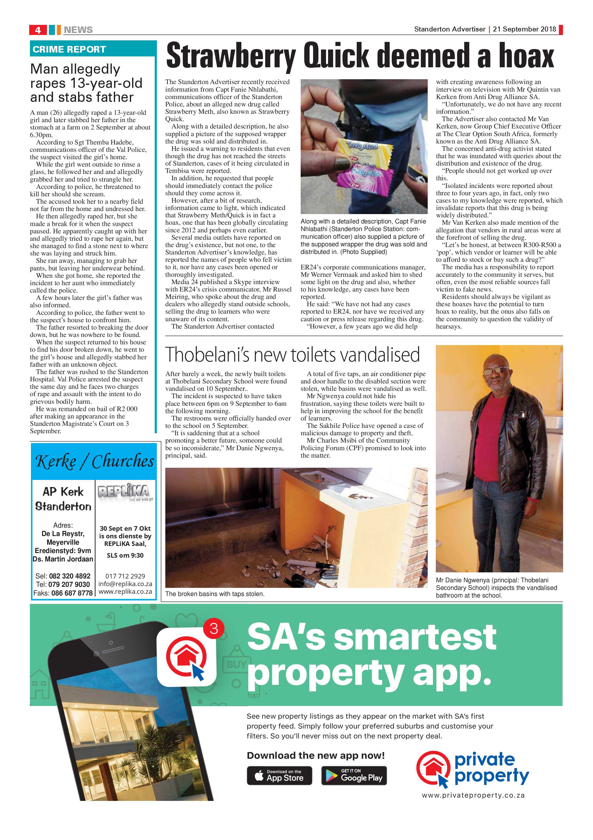 Standerton Advertiser 21 September 2018 page 4