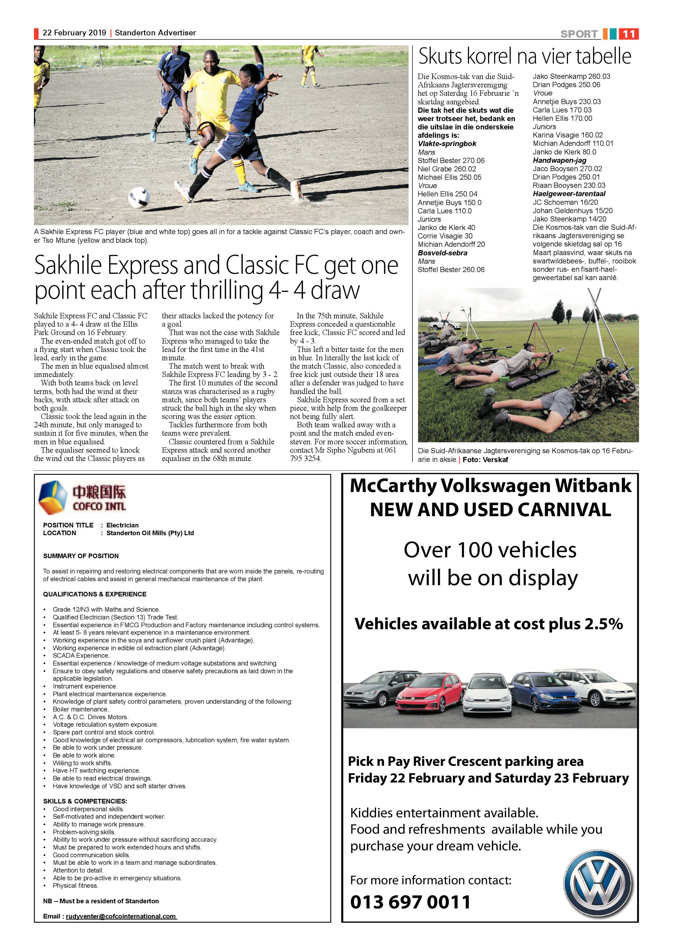 Standerton Advertiser 22 February 2019 page 11