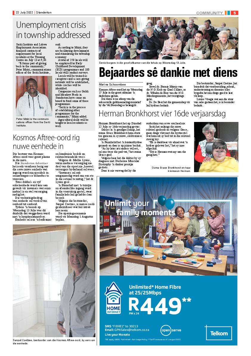 Standerton Advertiser 22 July 2022 page 5