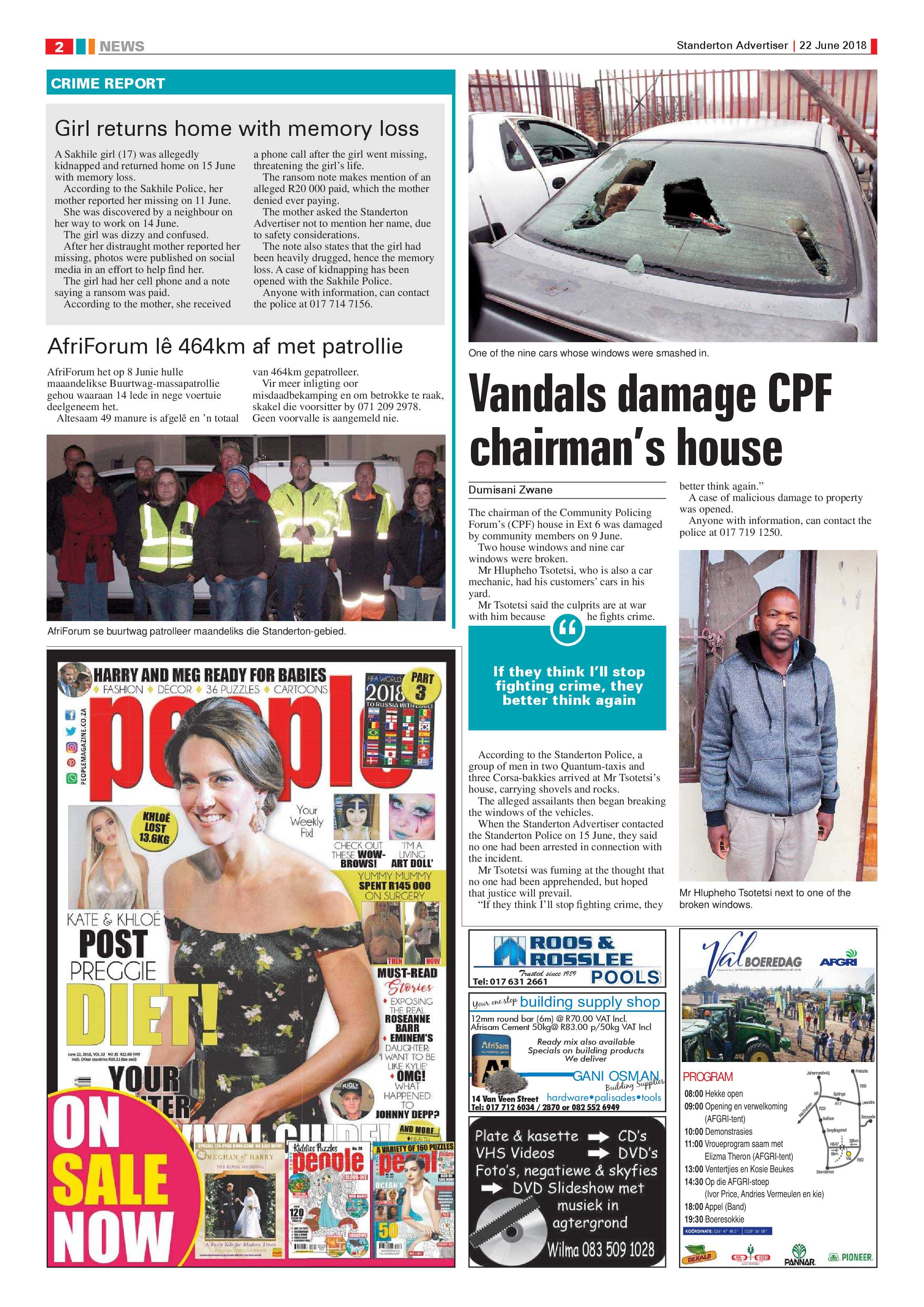 Standerton Advertiser 22 June 2018 page 2