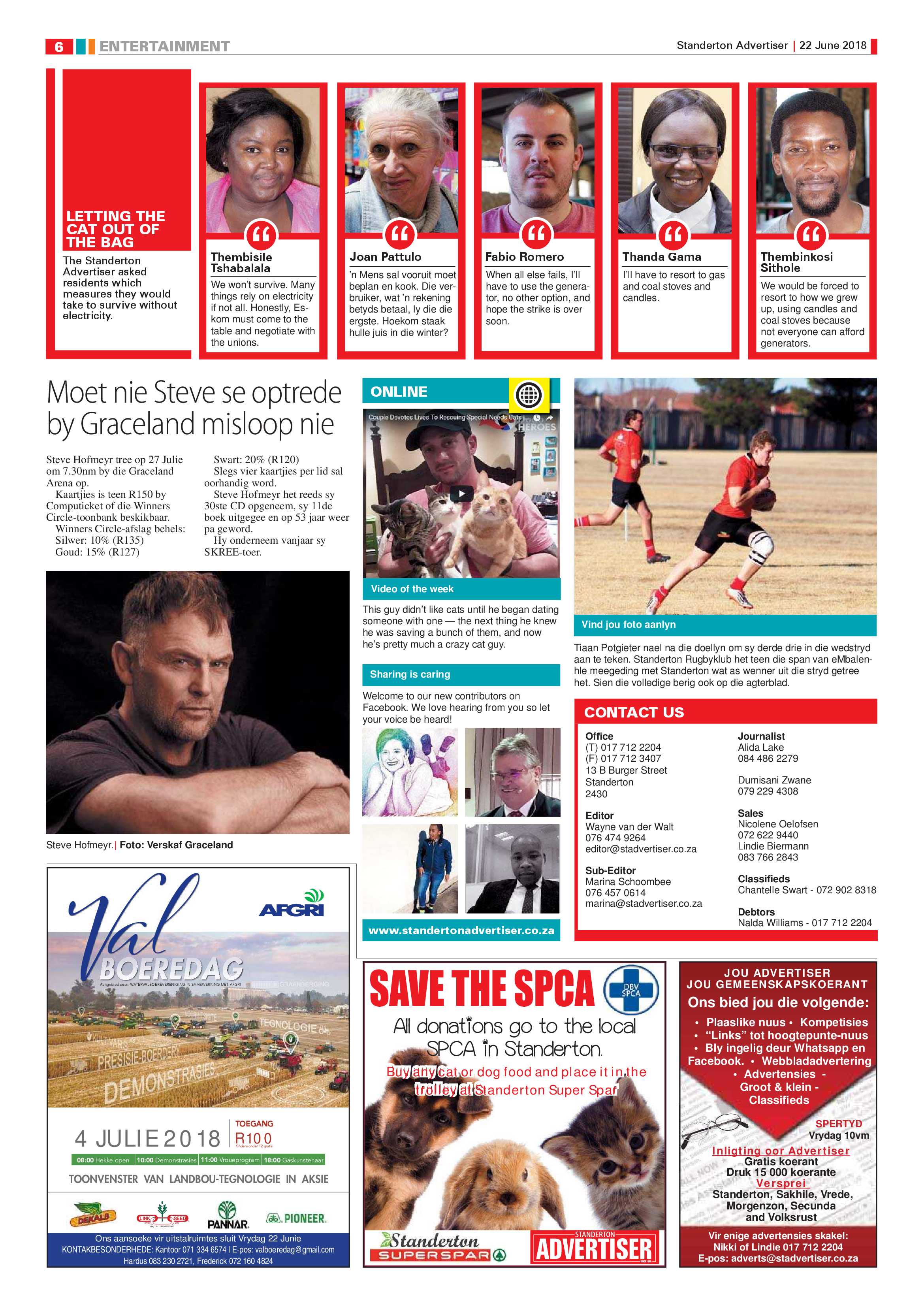 Standerton Advertiser 22 June 2018 page 6
