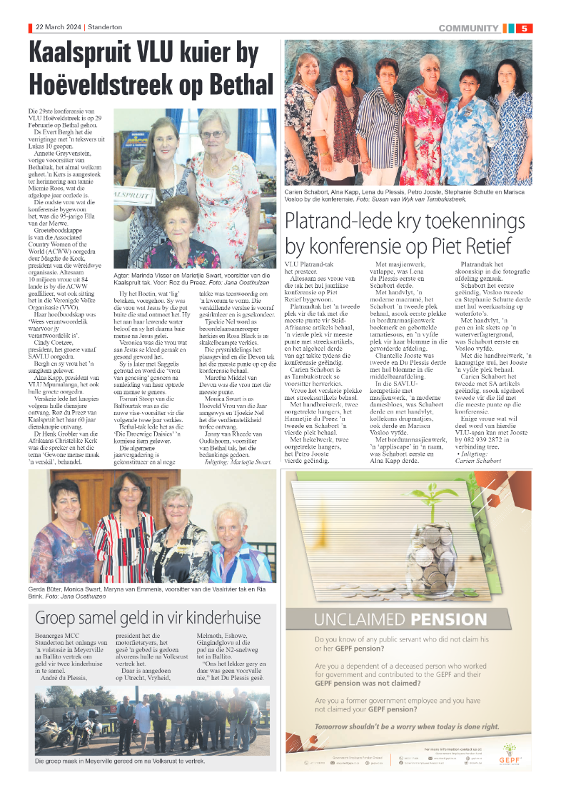 Standerton Advertiser 22 March 2024 page 5