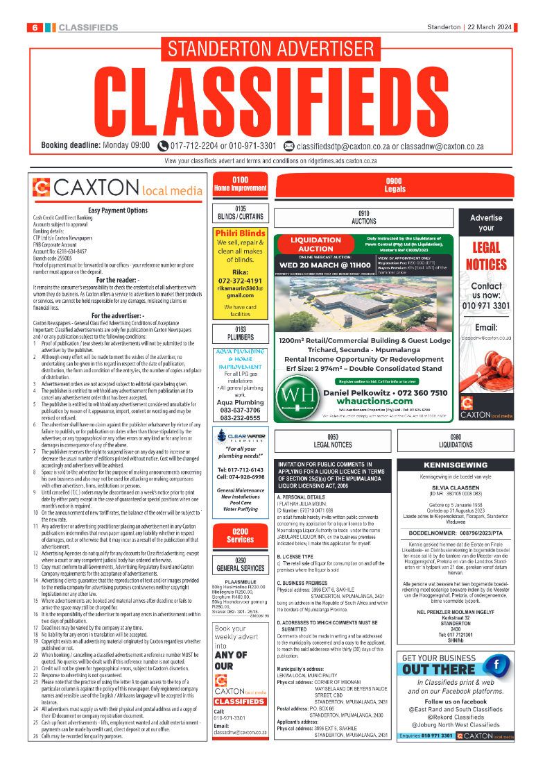 Standerton Advertiser 22 March 2024 page 6