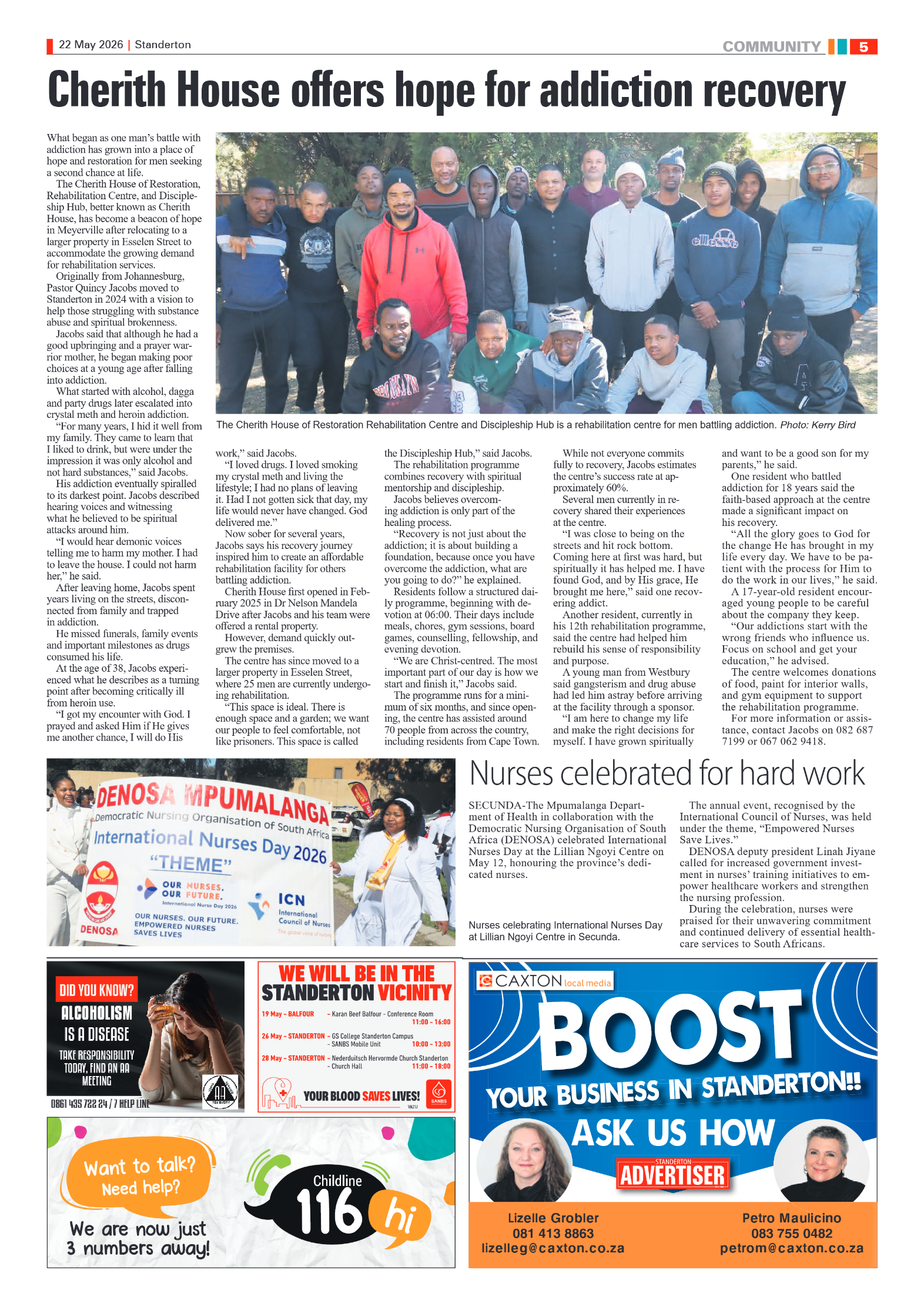 Standerton Advertiser 22 May 2026 page 5