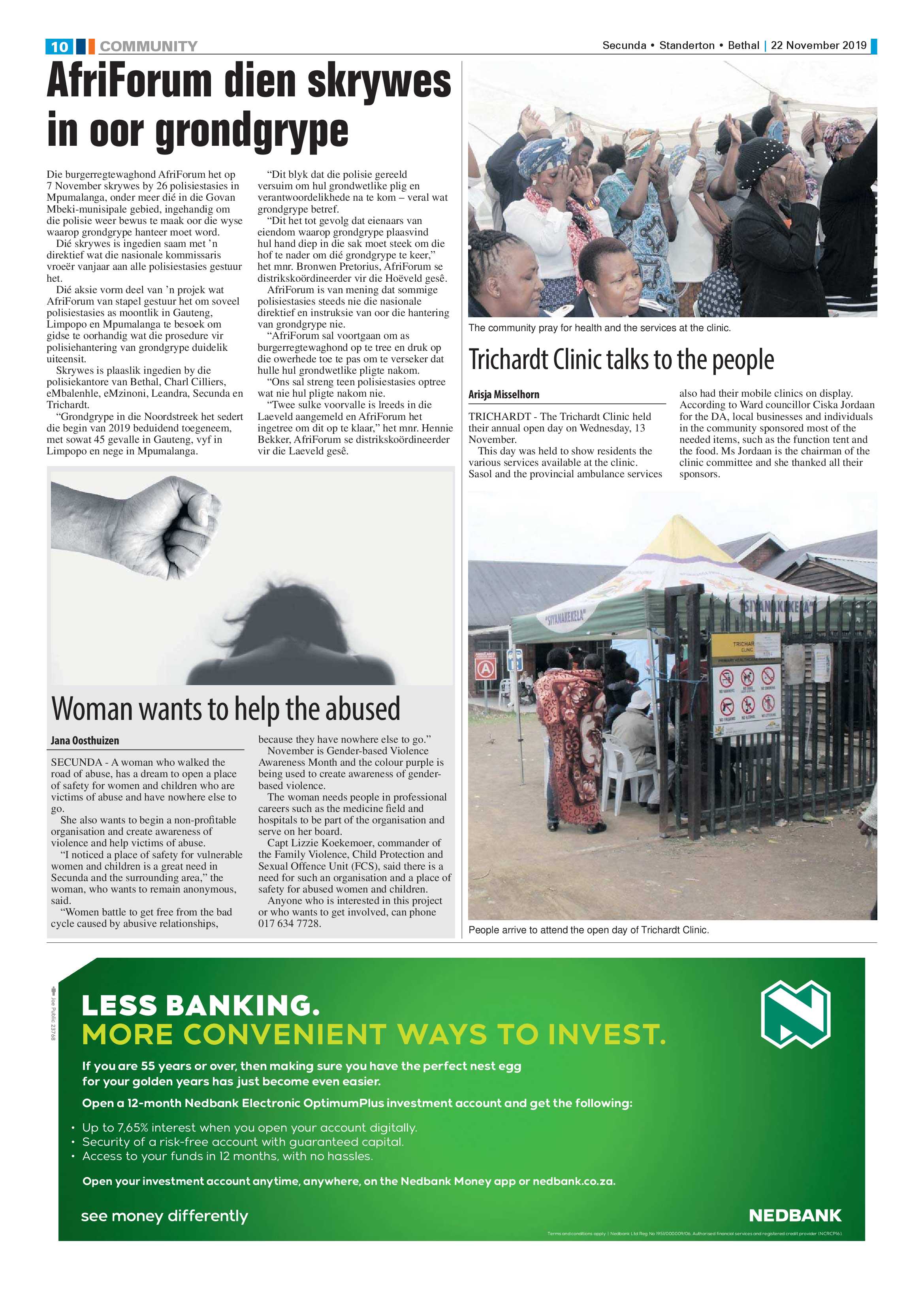 Standerton Advertiser 22 November 2019 page 10
