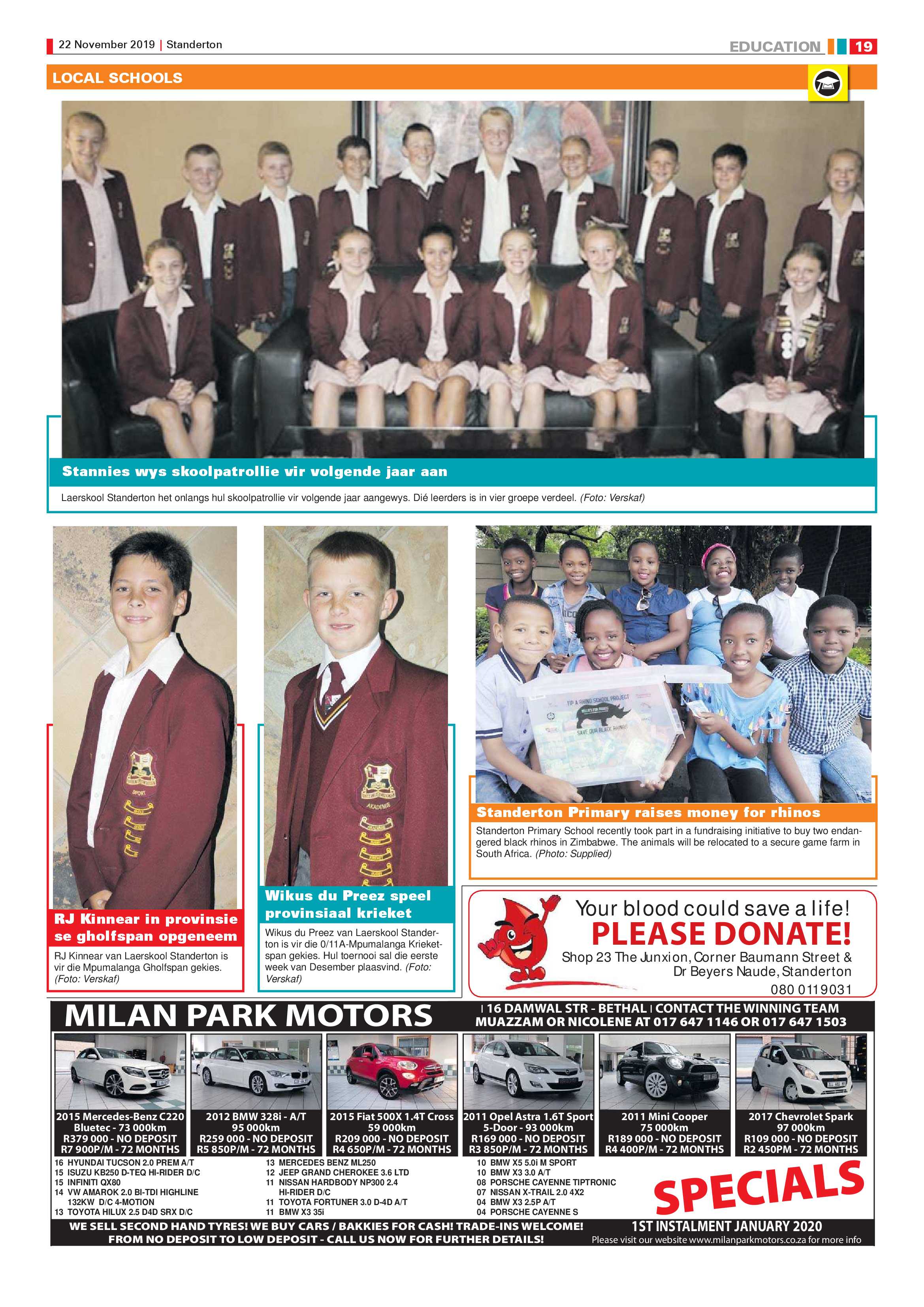 Standerton Advertiser 22 November 2019 page 19