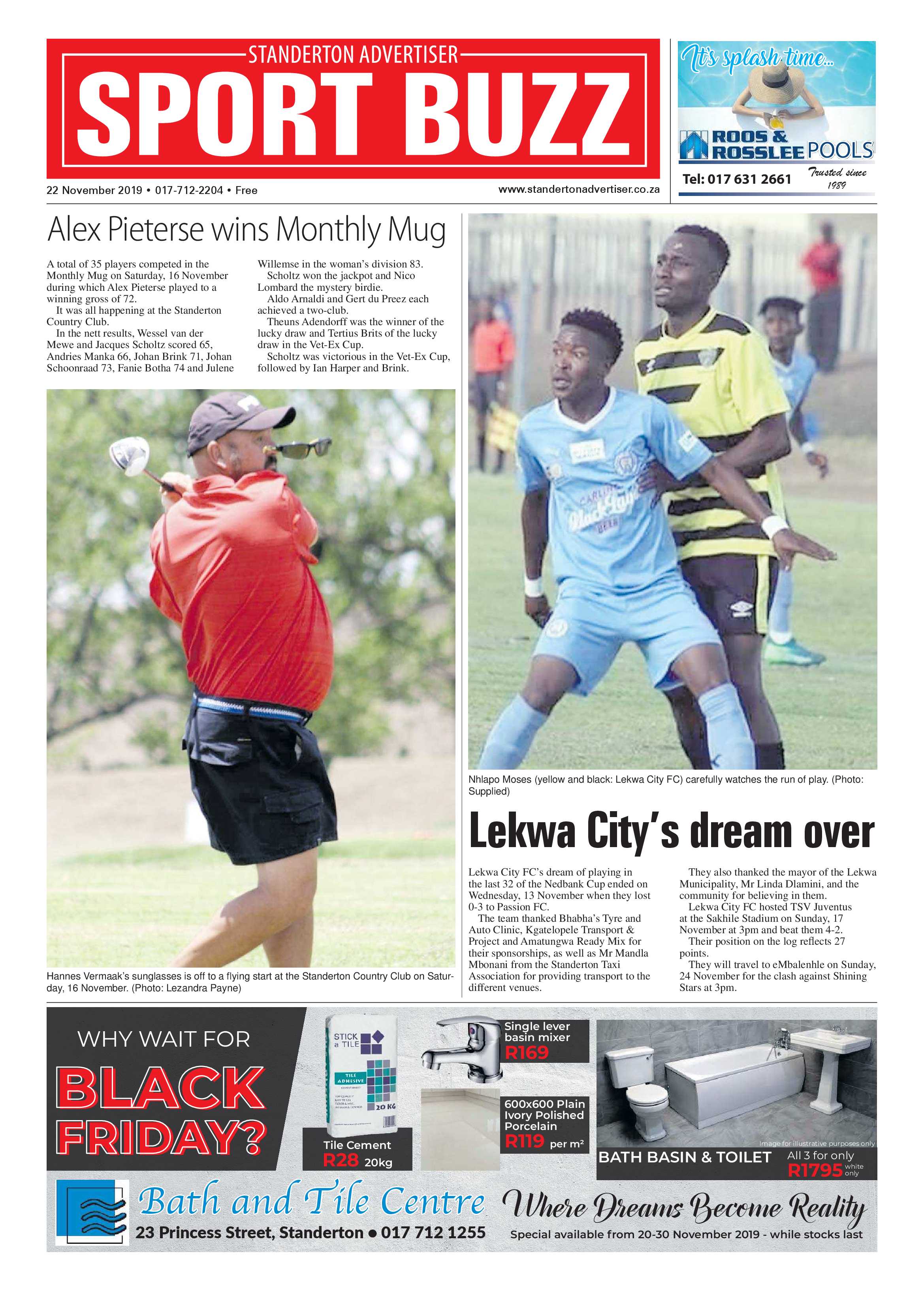 Standerton Advertiser 22 November 2019 page 20