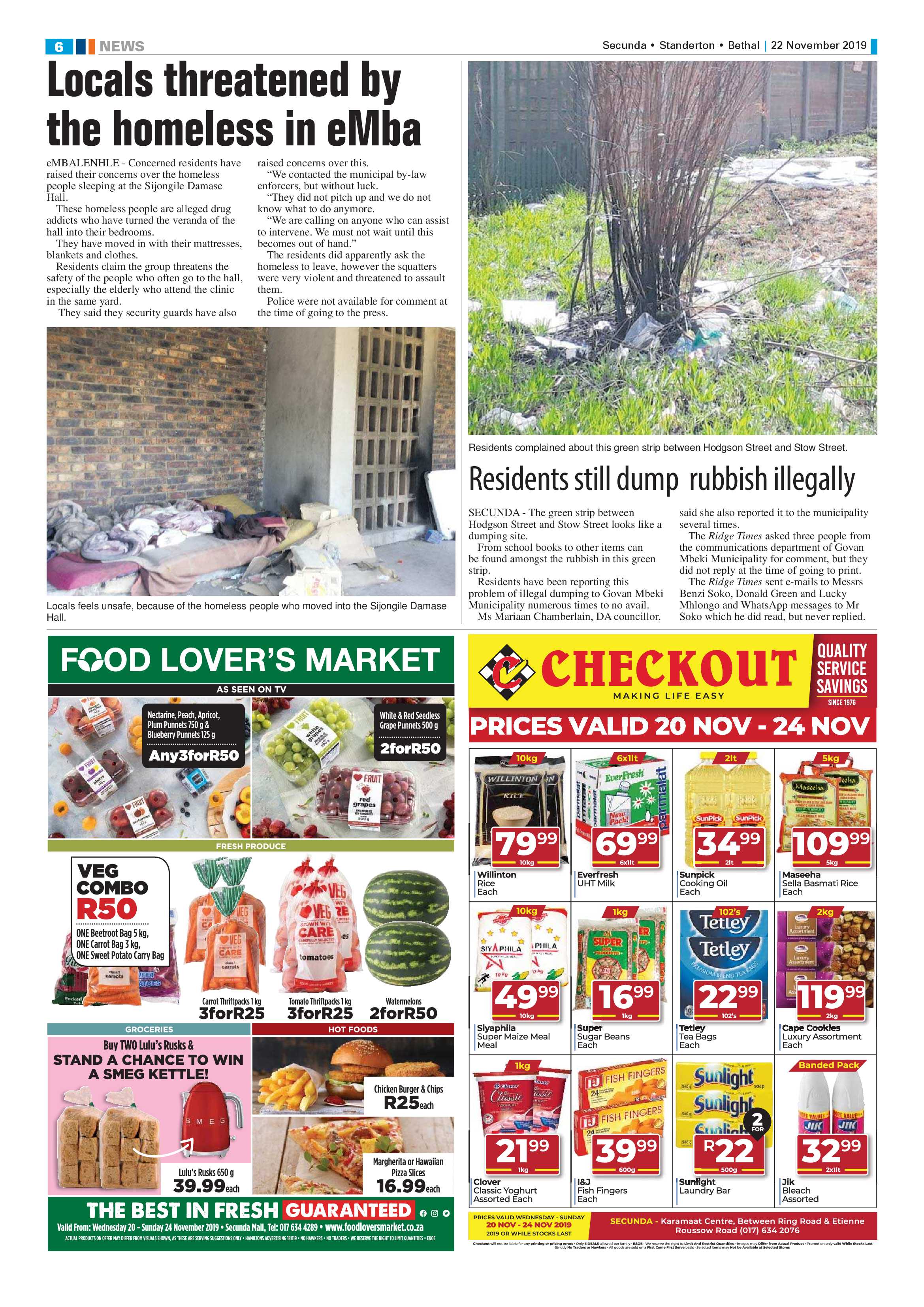 Standerton Advertiser 22 November 2019 page 6