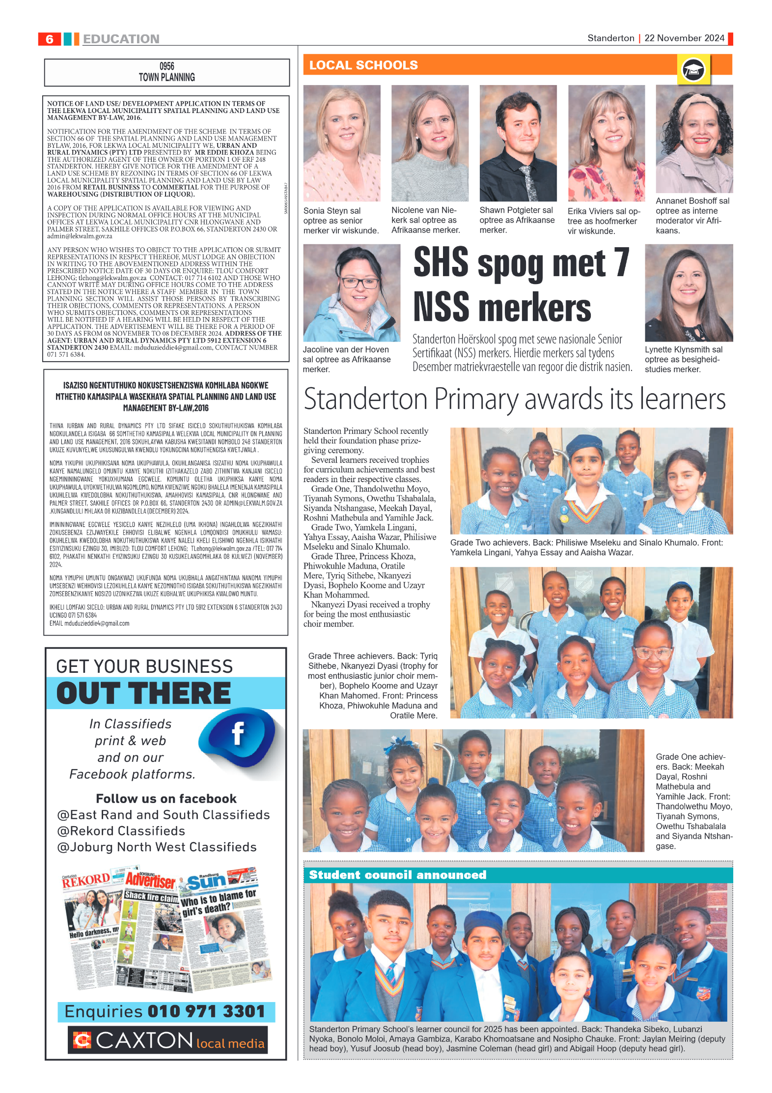 Standerton Advertiser 22 November 2024 page 6
