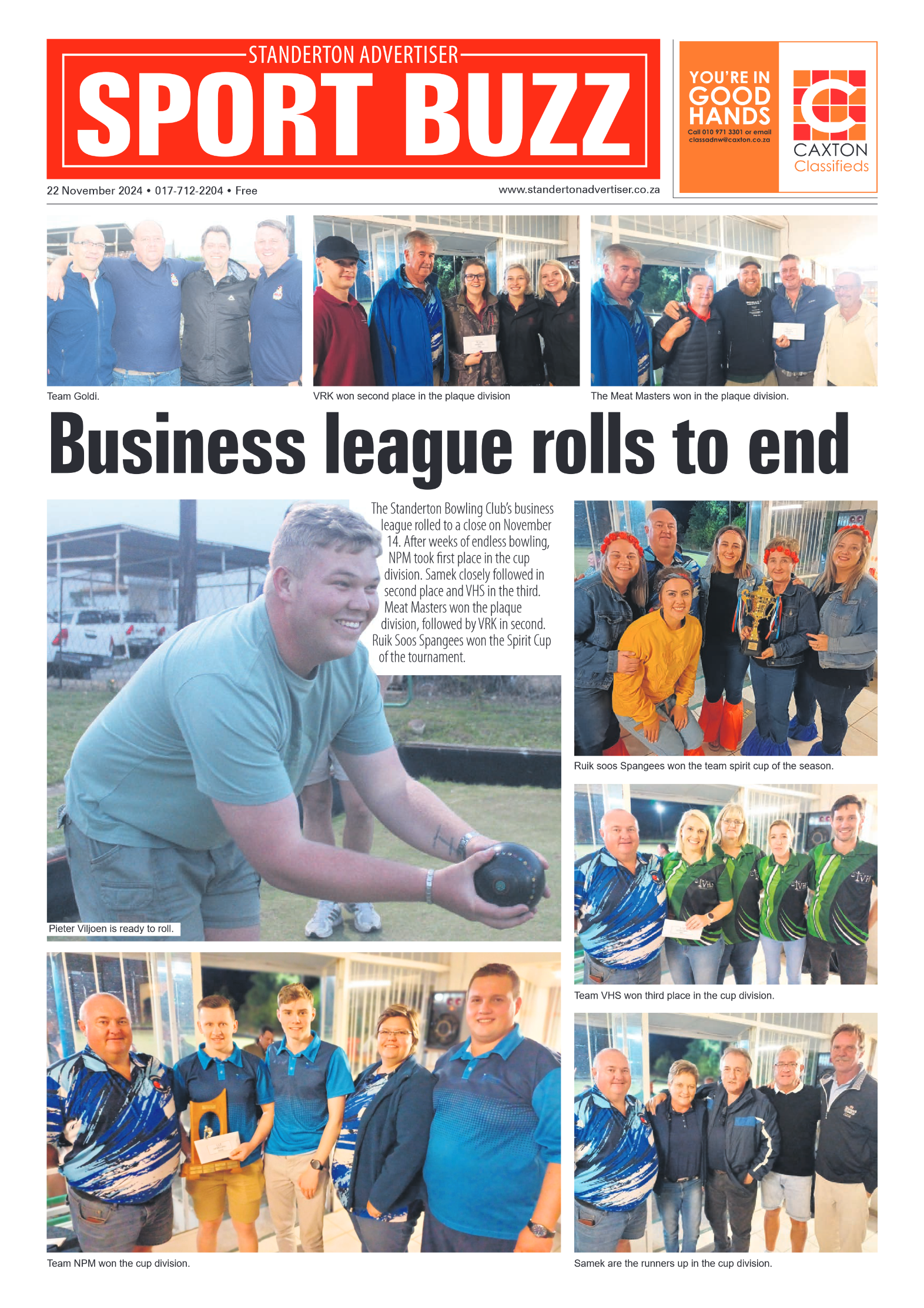 Standerton Advertiser 22 November 2024 page 8