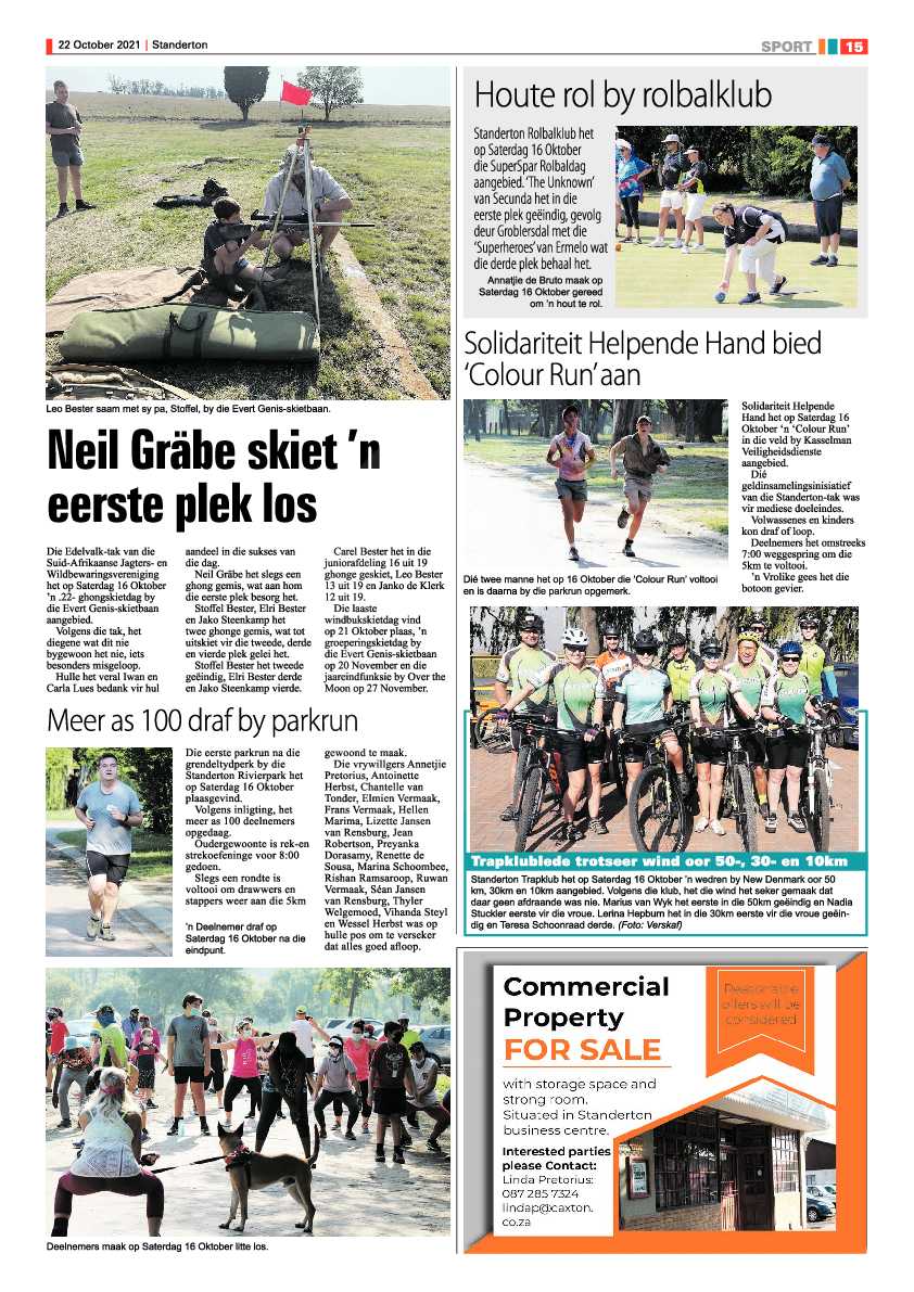 Standerton Advertiser 22 October 2021 page 15