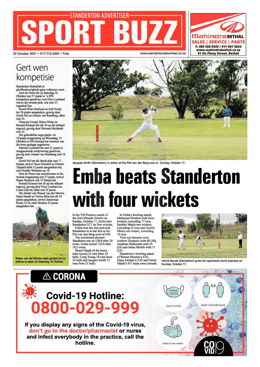 Standerton Advertiser 22 October 2021 page 16