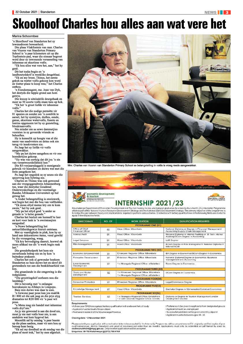 Standerton Advertiser 22 October 2021 page 3
