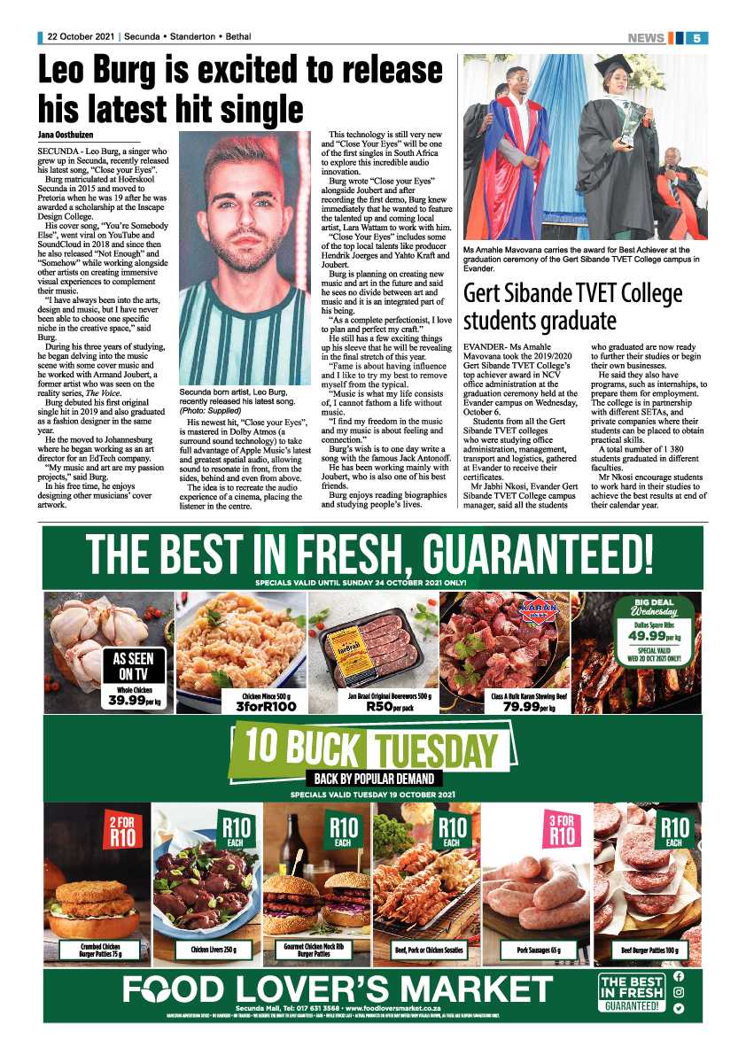 Standerton Advertiser 22 October 2021 page 5