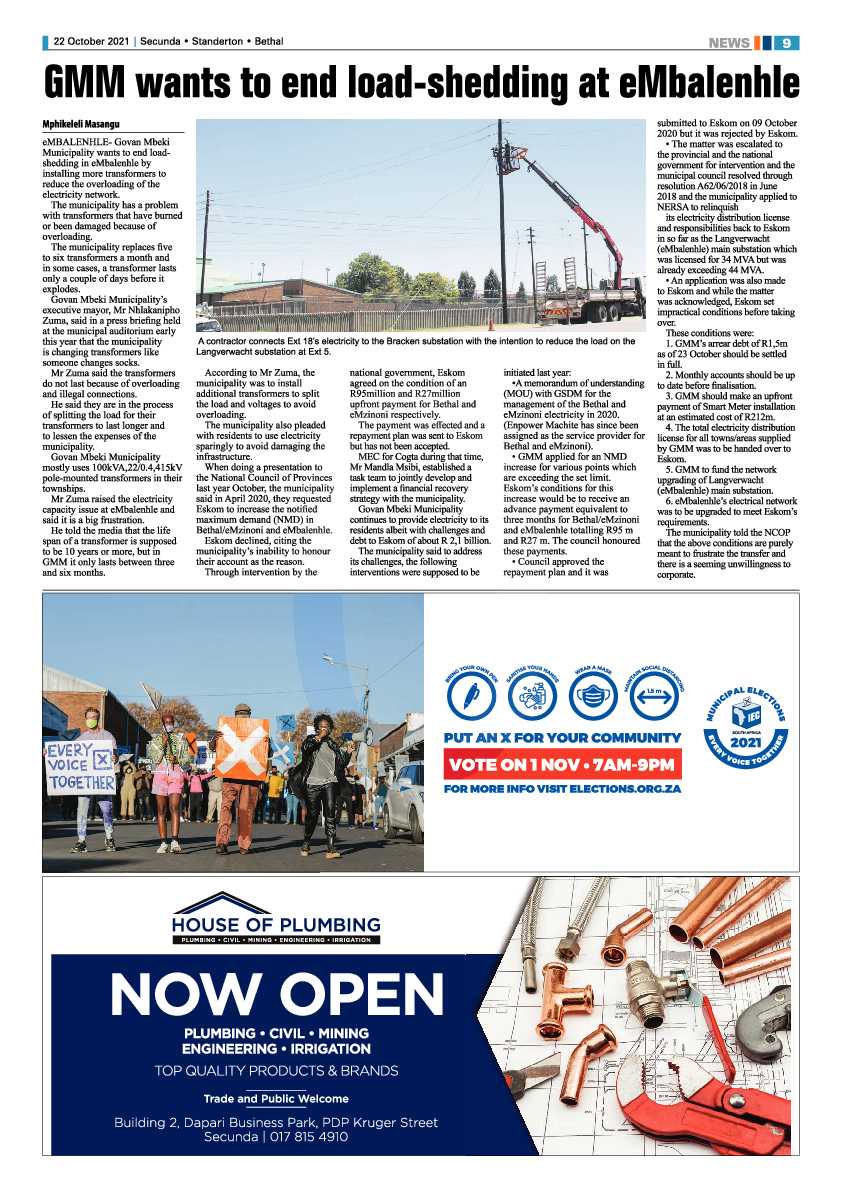 Standerton Advertiser 22 October 2021 page 9