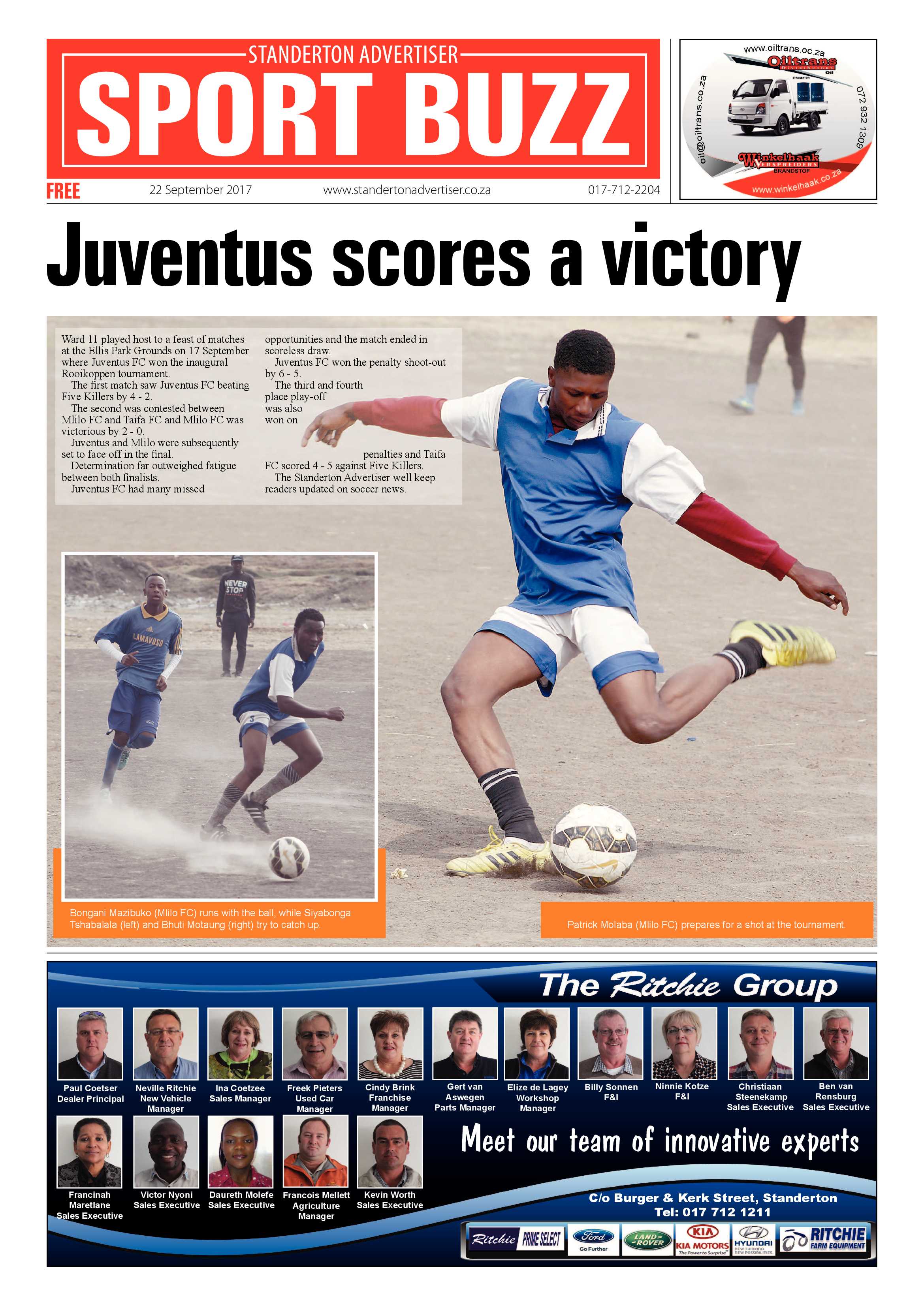 Standerton Advertiser 22 September 2017 page 12