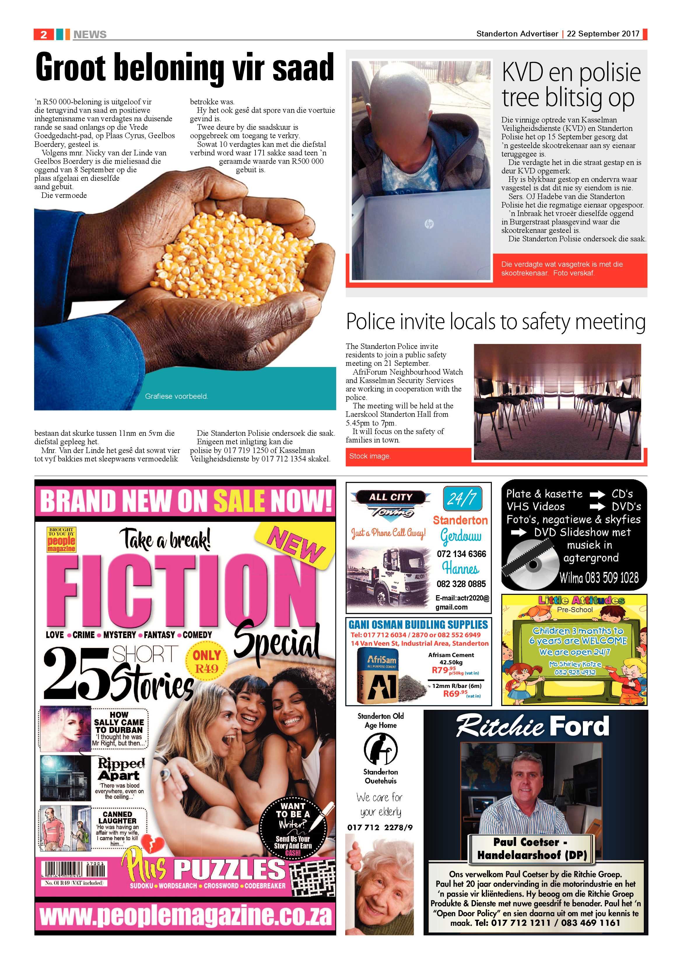 Standerton Advertiser 22 September 2017 page 2