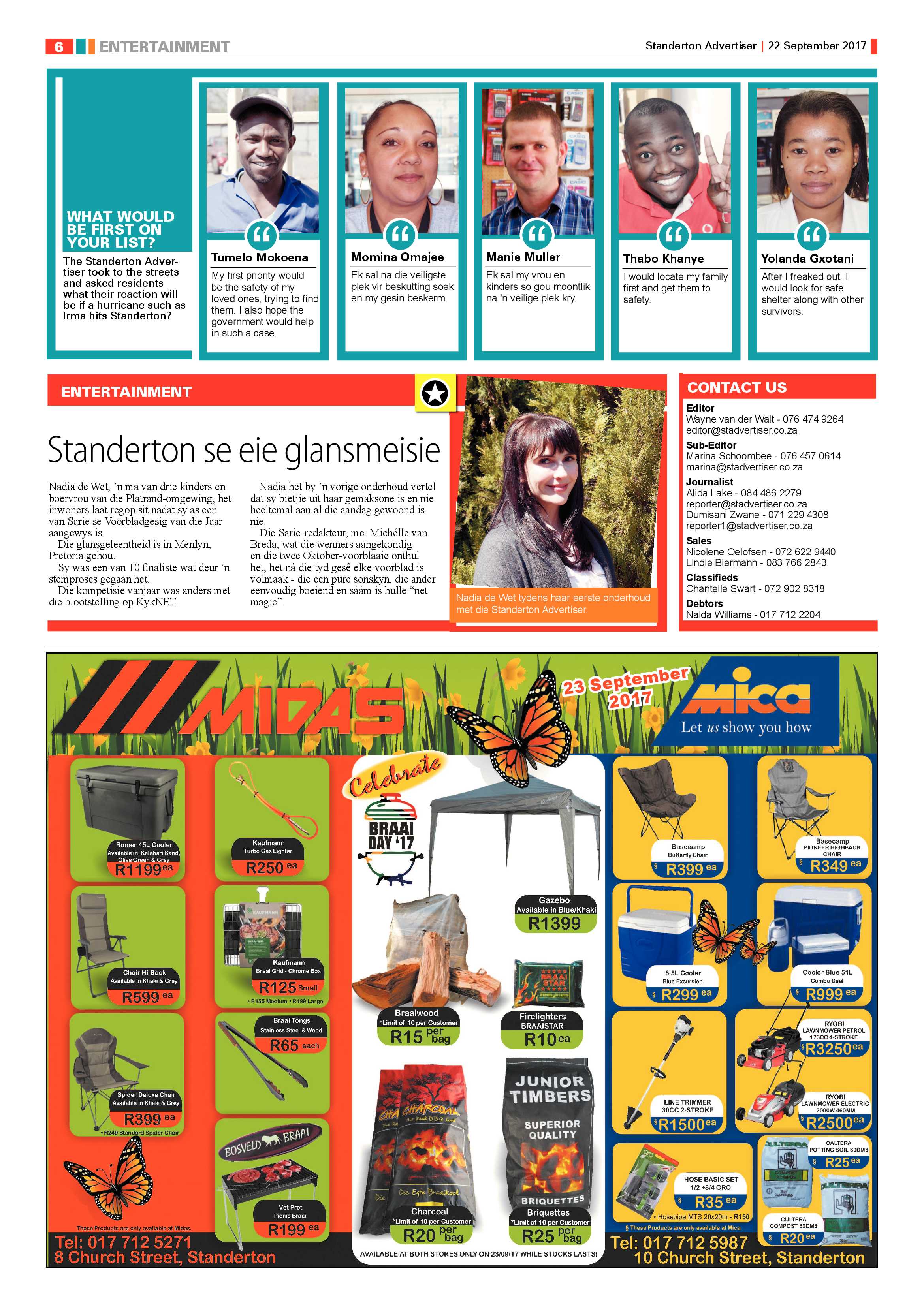 Standerton Advertiser 22 September 2017 page 6