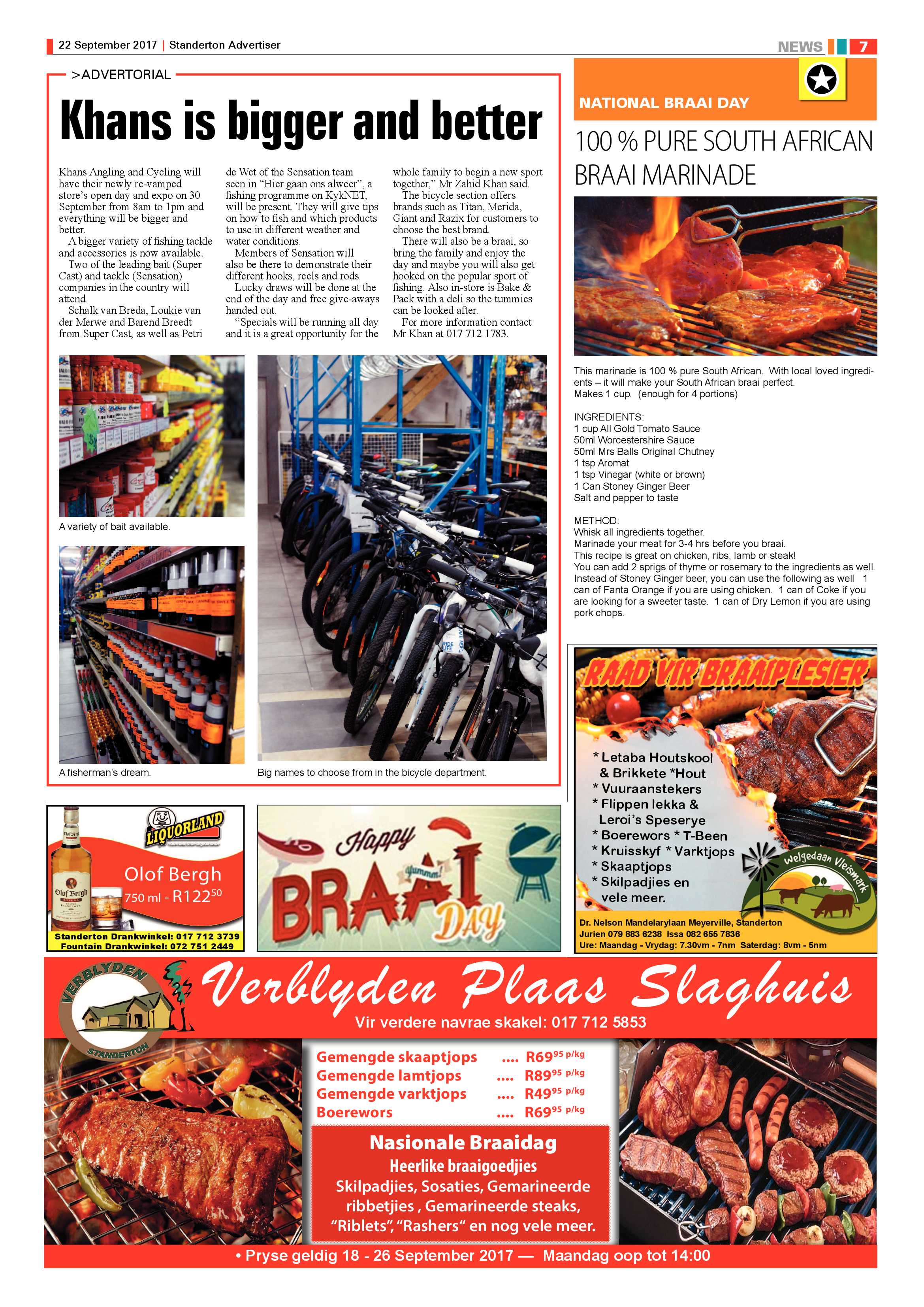 Standerton Advertiser 22 September 2017 page 7