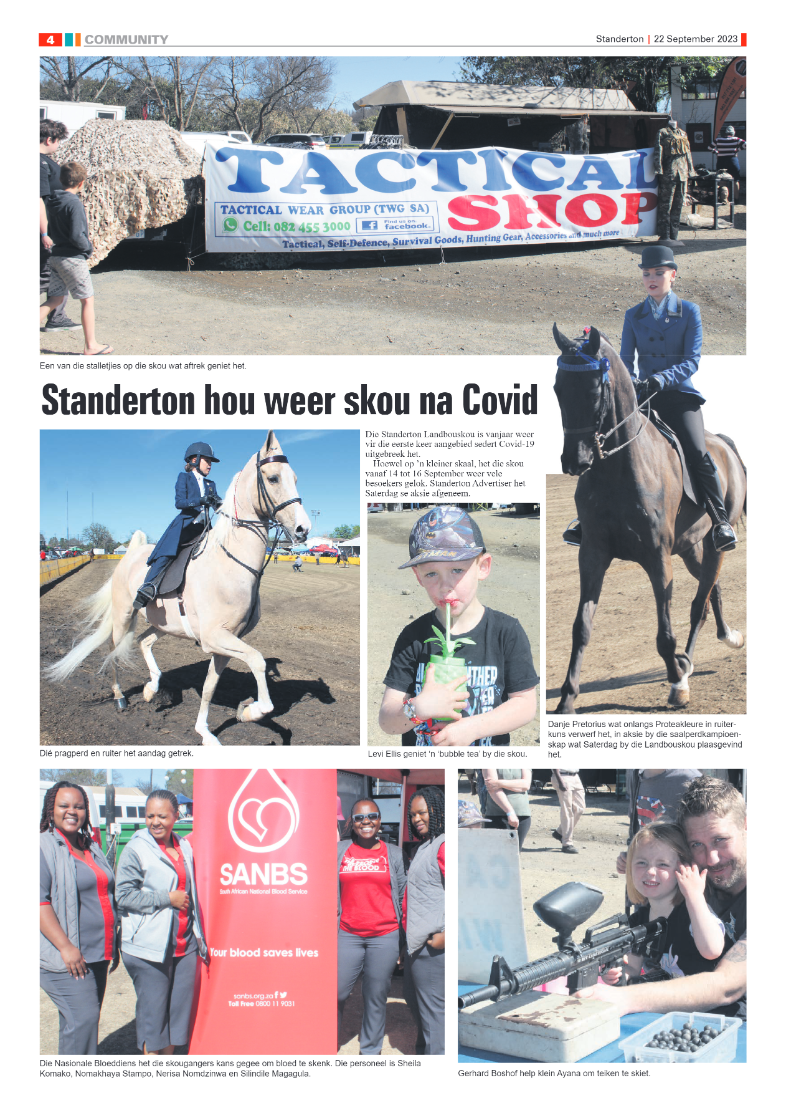 Standerton Advertiser 22 September 2023 page 4