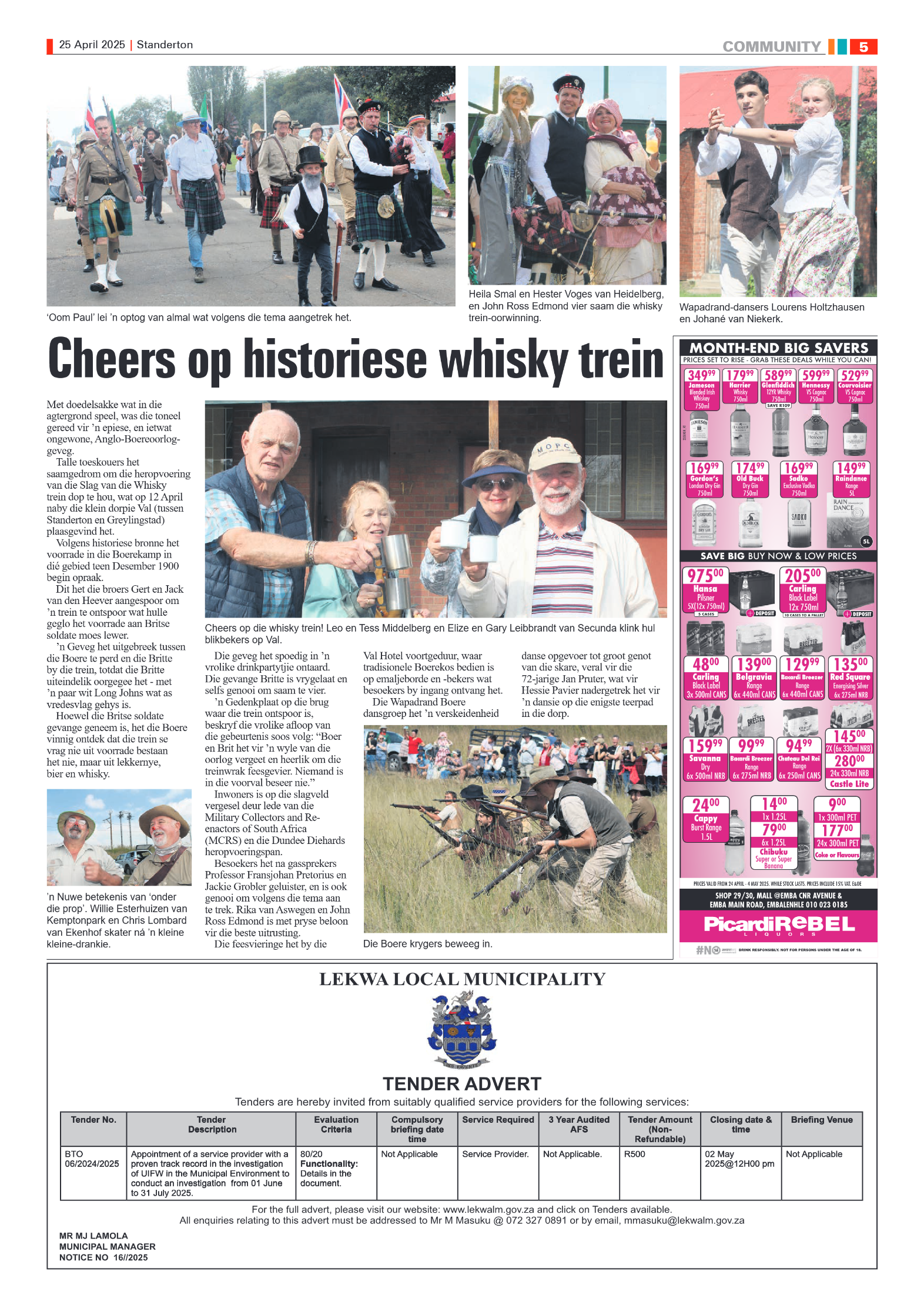 Standerton Advertiser 23 April 2025 page 5
