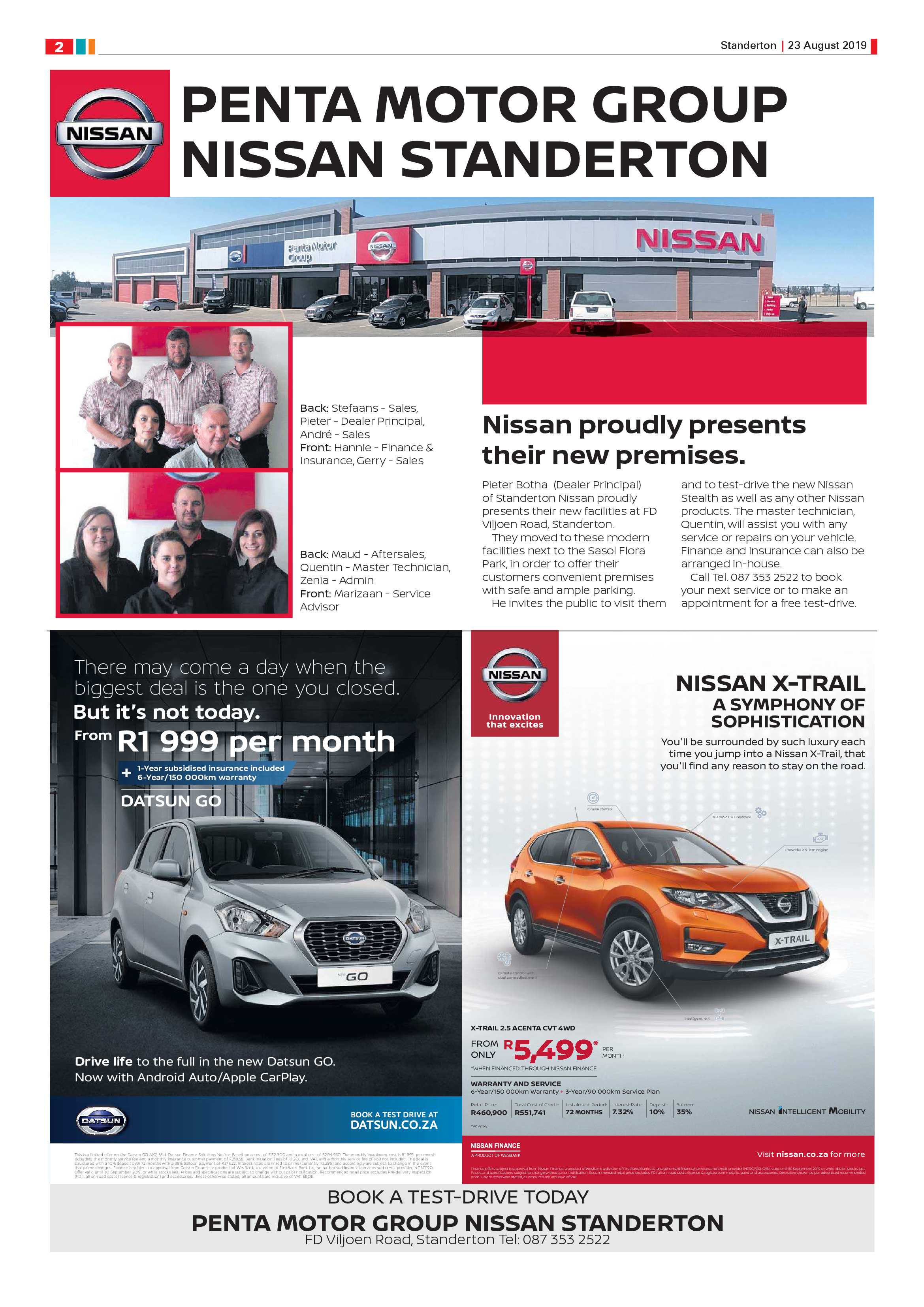 Standerton Advertiser 23 August 2019 page 2