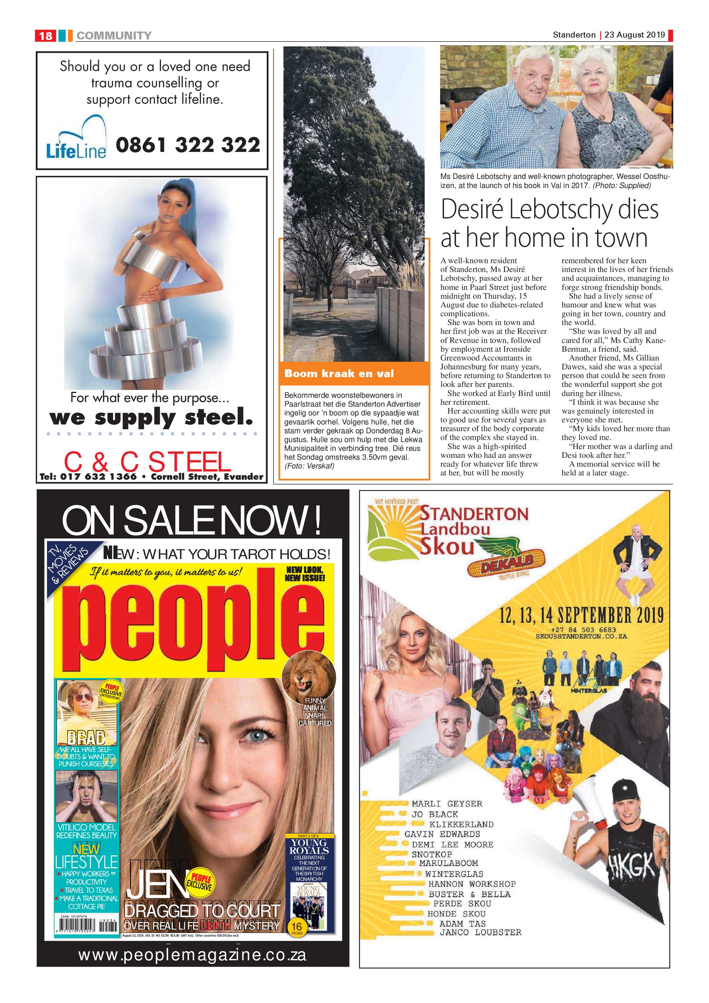 Standerton Advertiser 23 August 2019 page 6