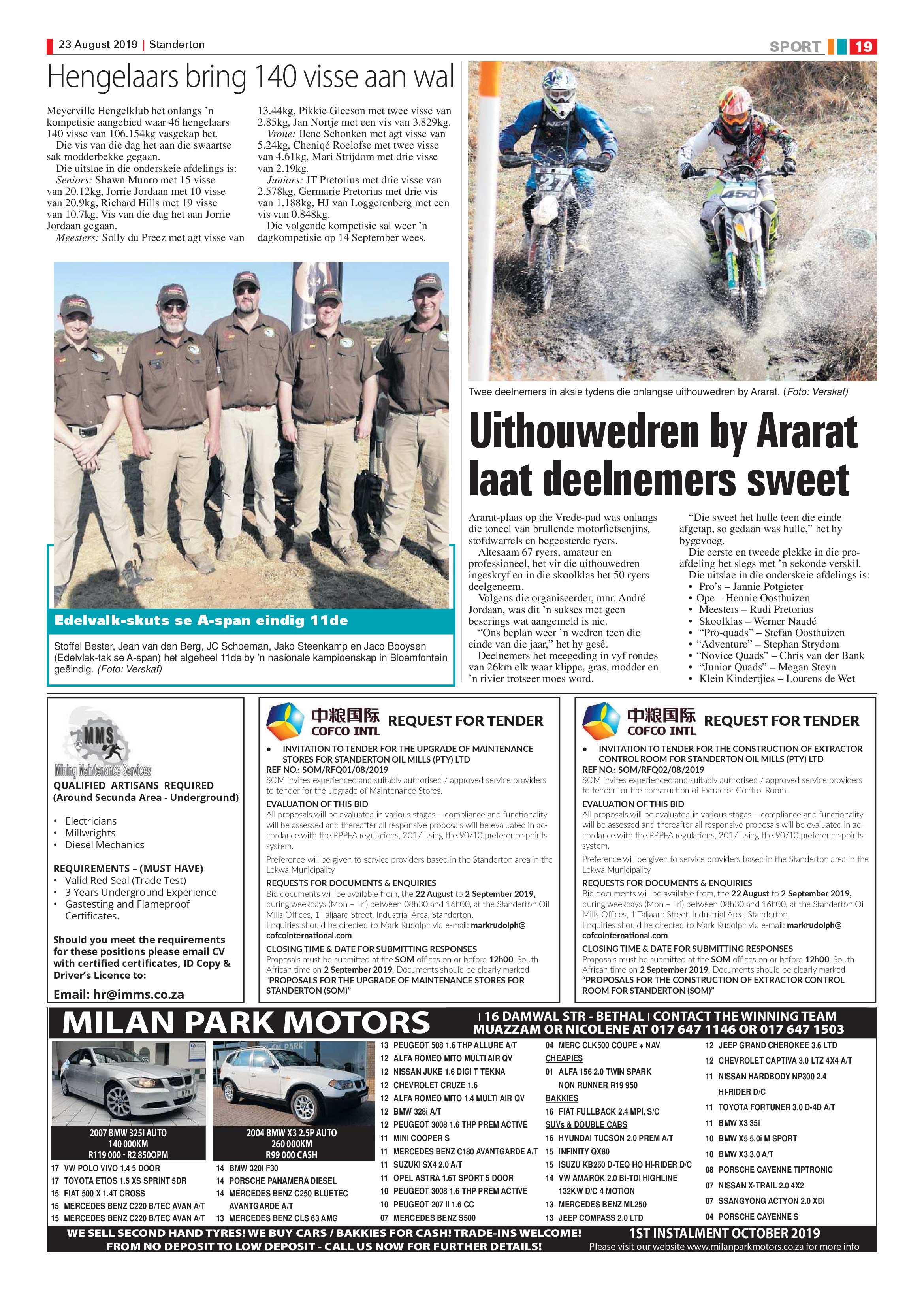 Standerton Advertiser 23 August 2019 page 7