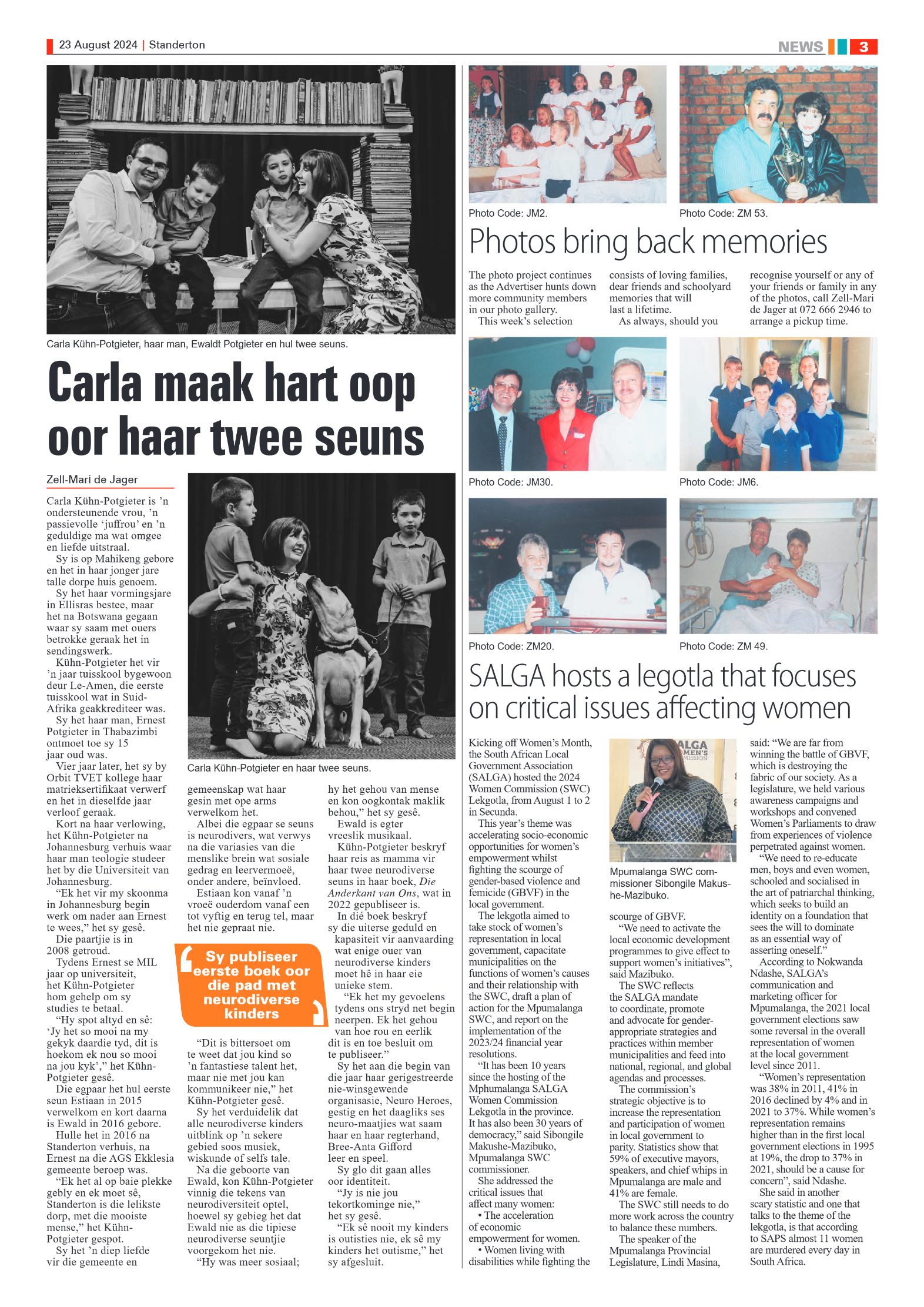 Standerton Advertiser 23 August 2024 page 3