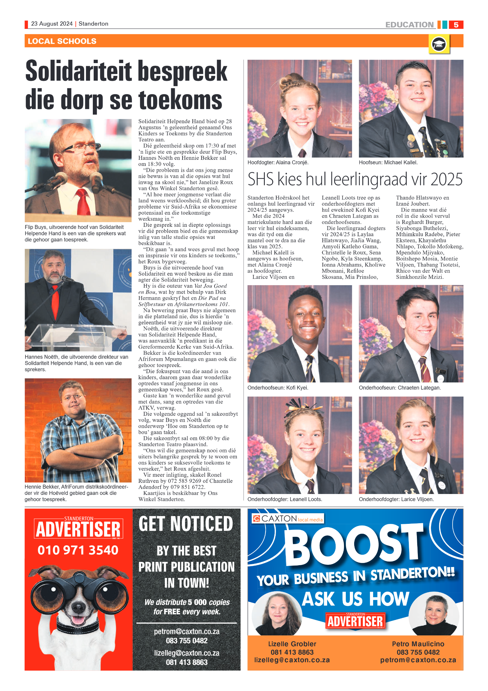 Standerton Advertiser 23 August 2024 page 5