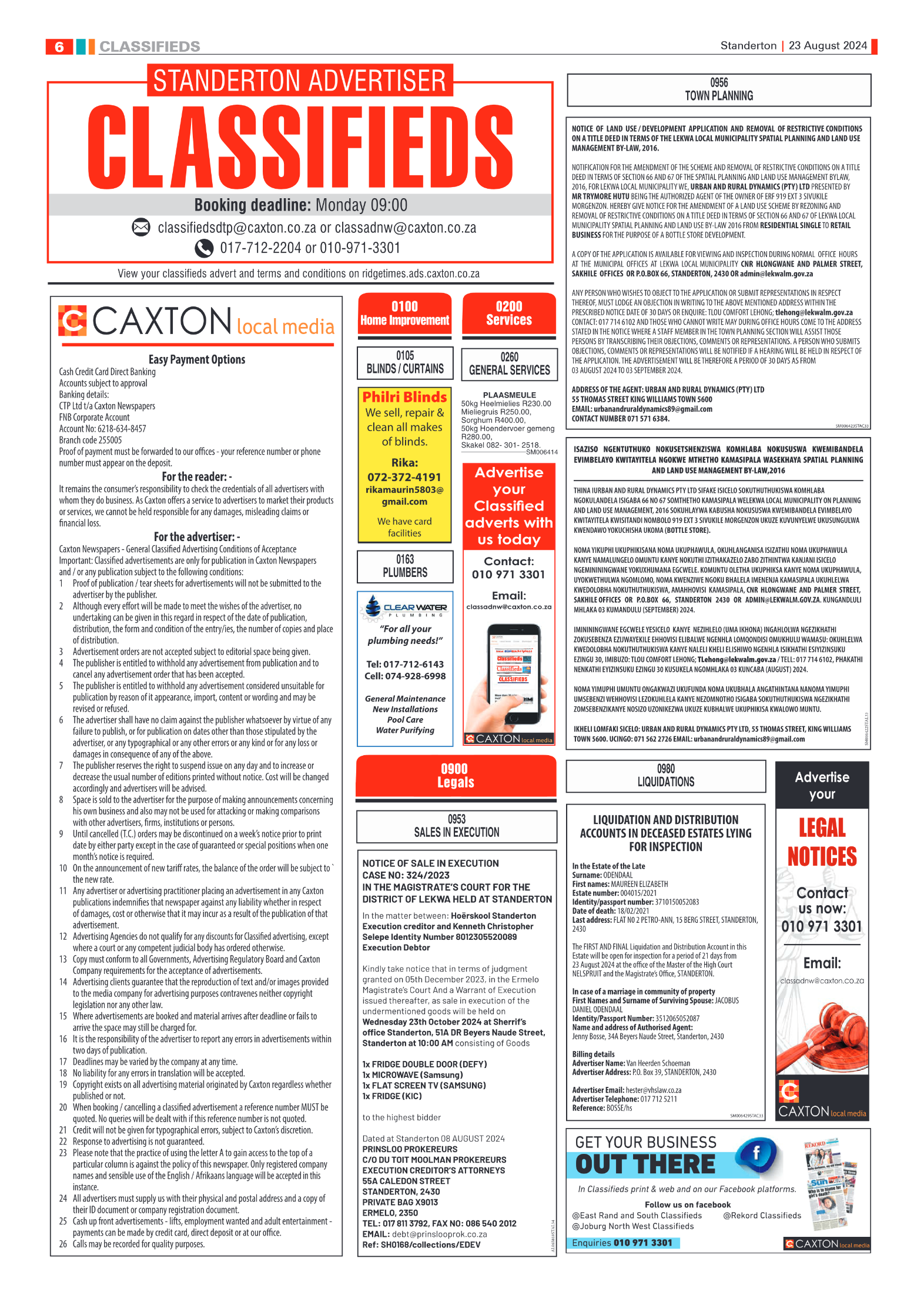 Standerton Advertiser 23 August 2024 page 6