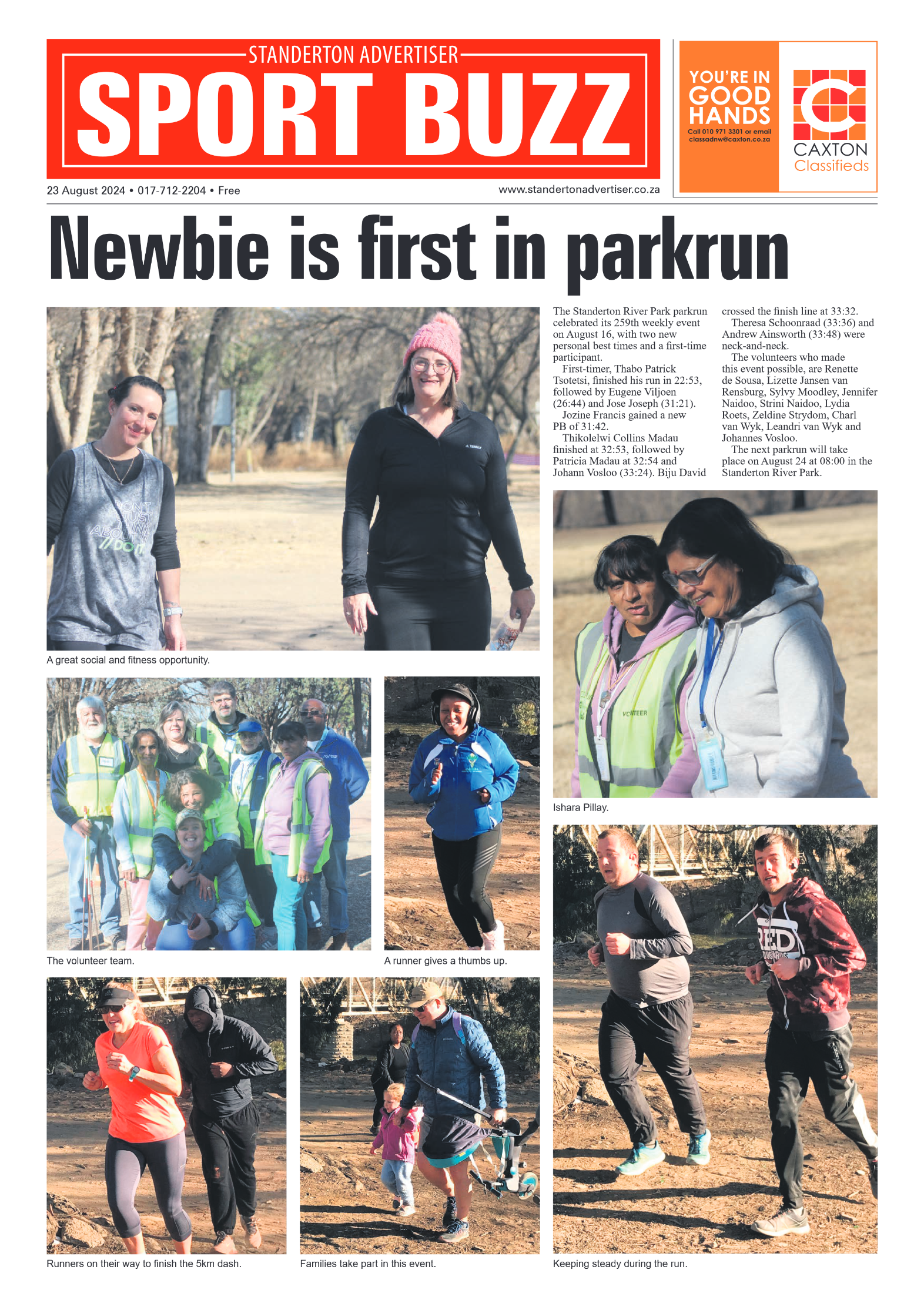Standerton Advertiser 23 August 2024 page 8